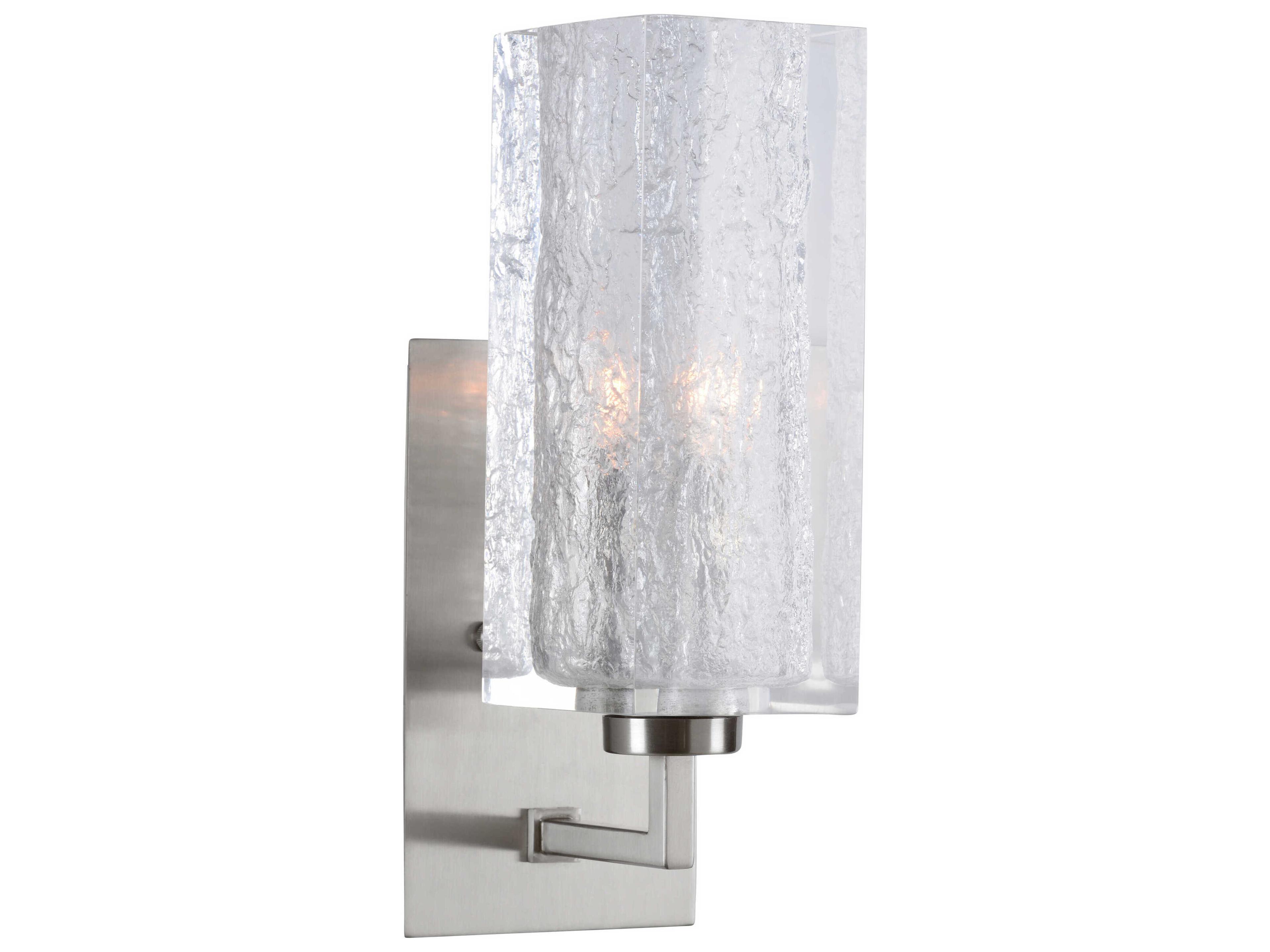 1-Light Satin Nickel Wall Sconce
