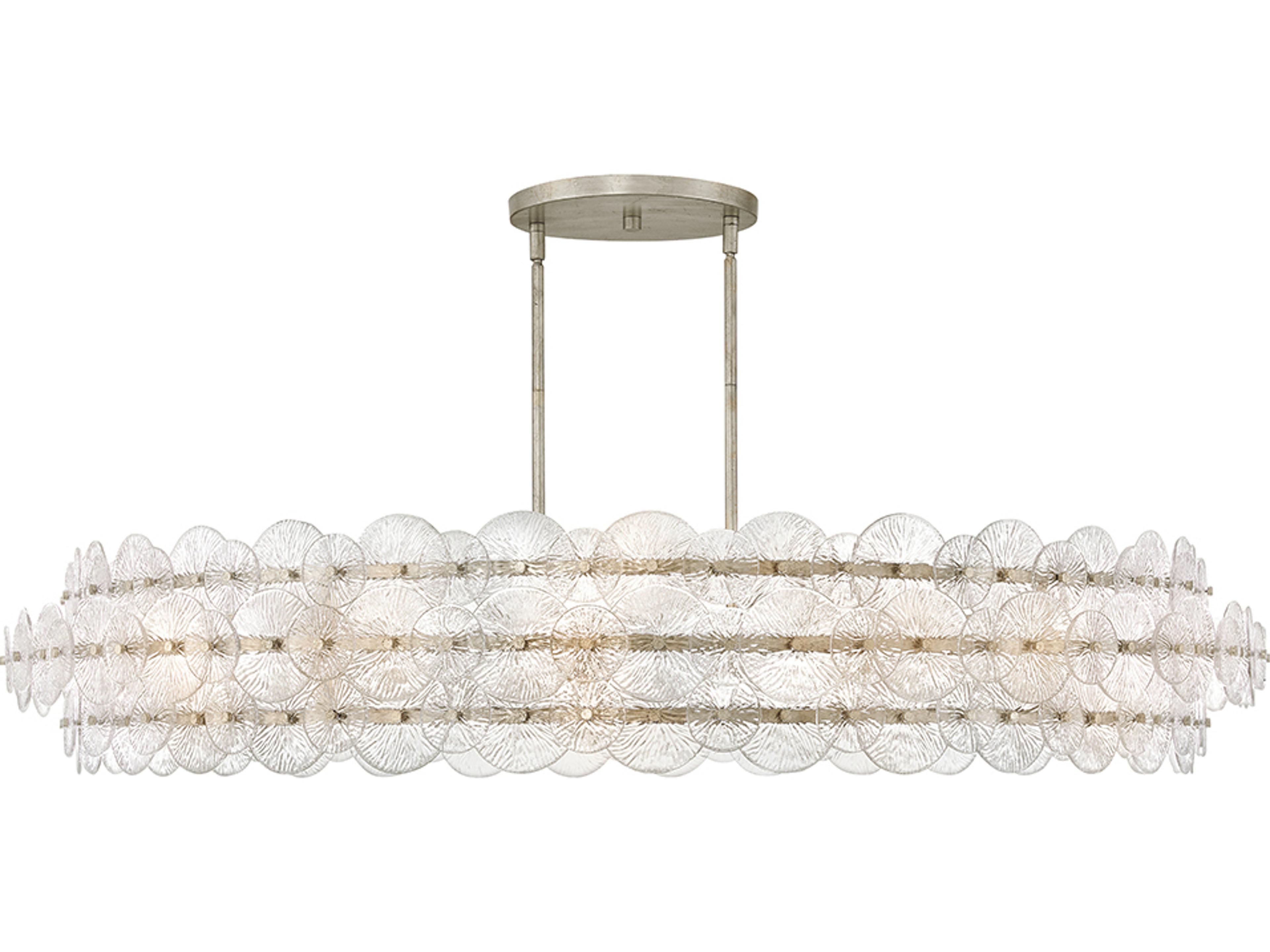 Rene 10-Light Glacial Gray Pendant
