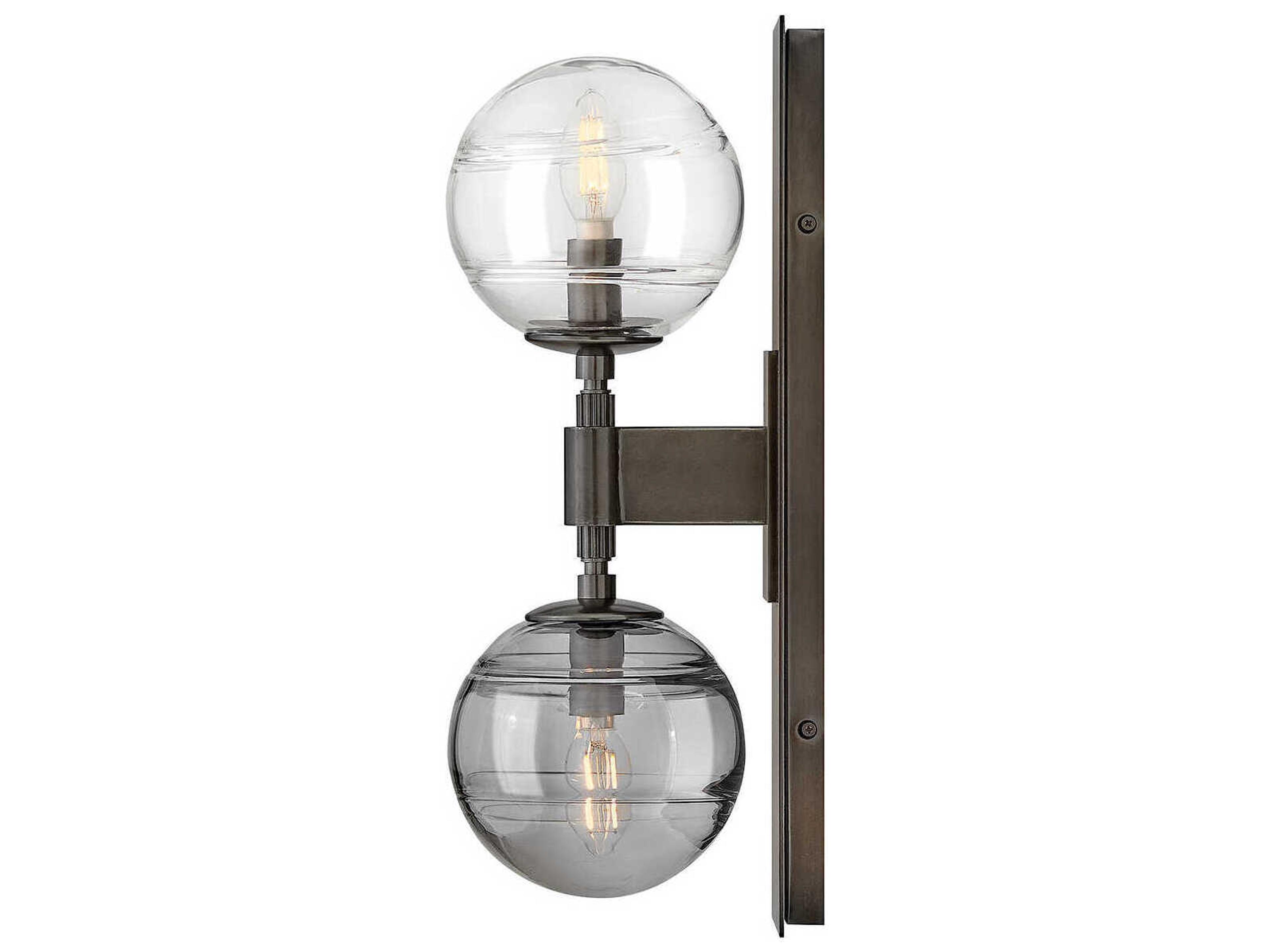 Fredrick Ramond Oberon 2-Light Black Oxide Wall Sconce