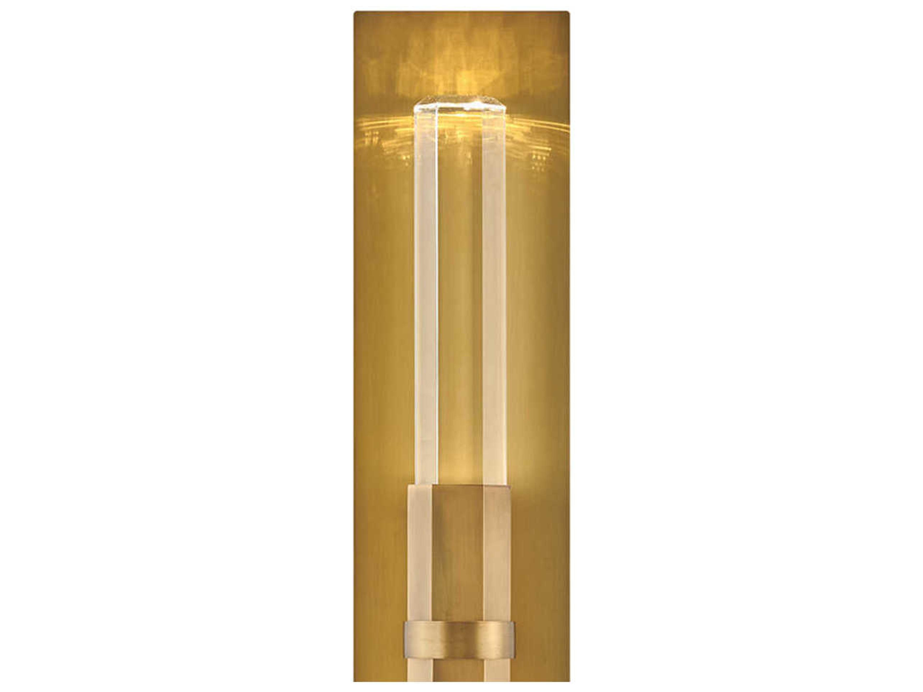 Fredrick Ramond Cecily Heritage Brass Crystal Glass Wall Sconce