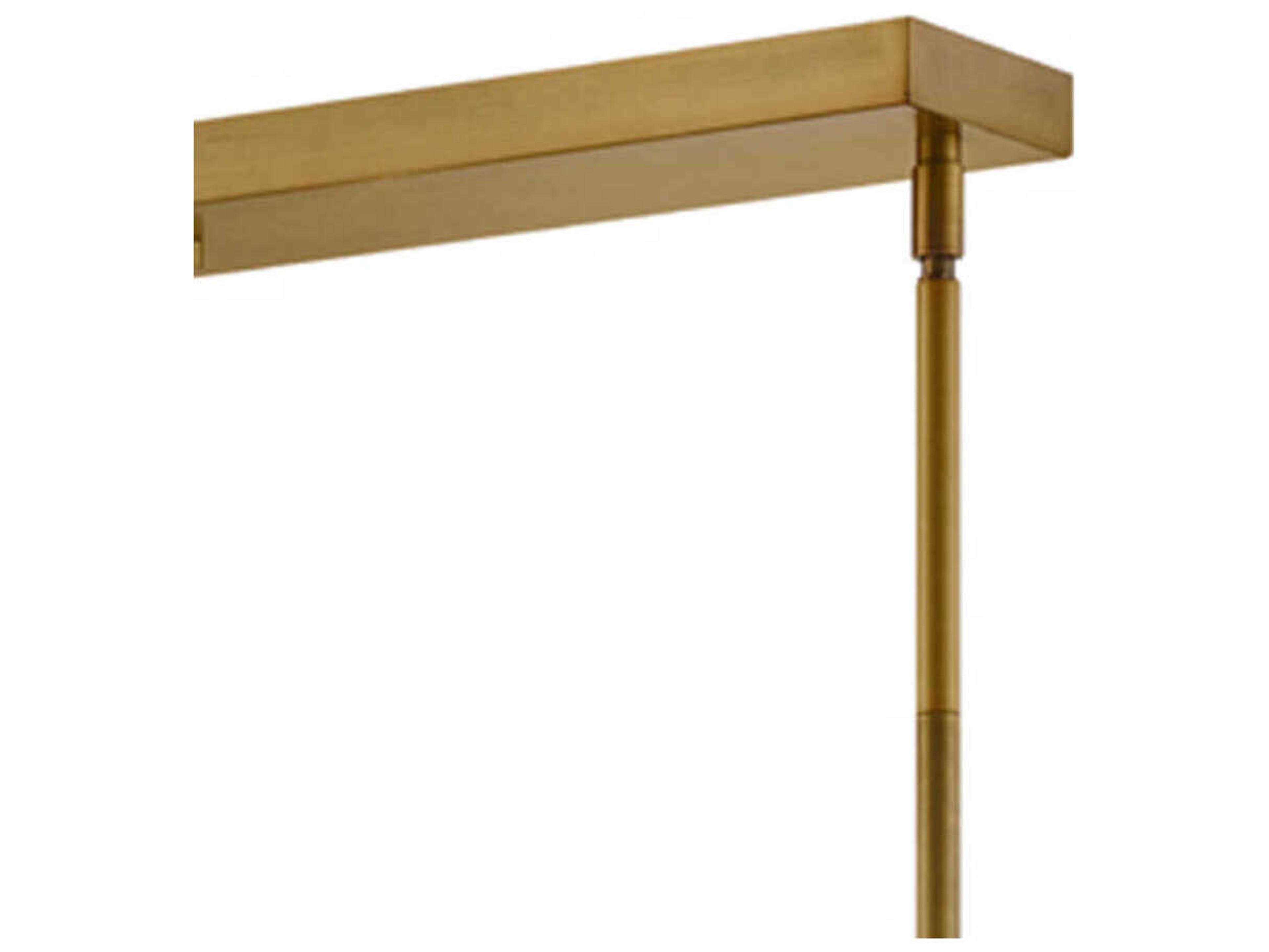 Fredrick Ramond Cecily Heritage Brass Crystal Glass Island Pendant