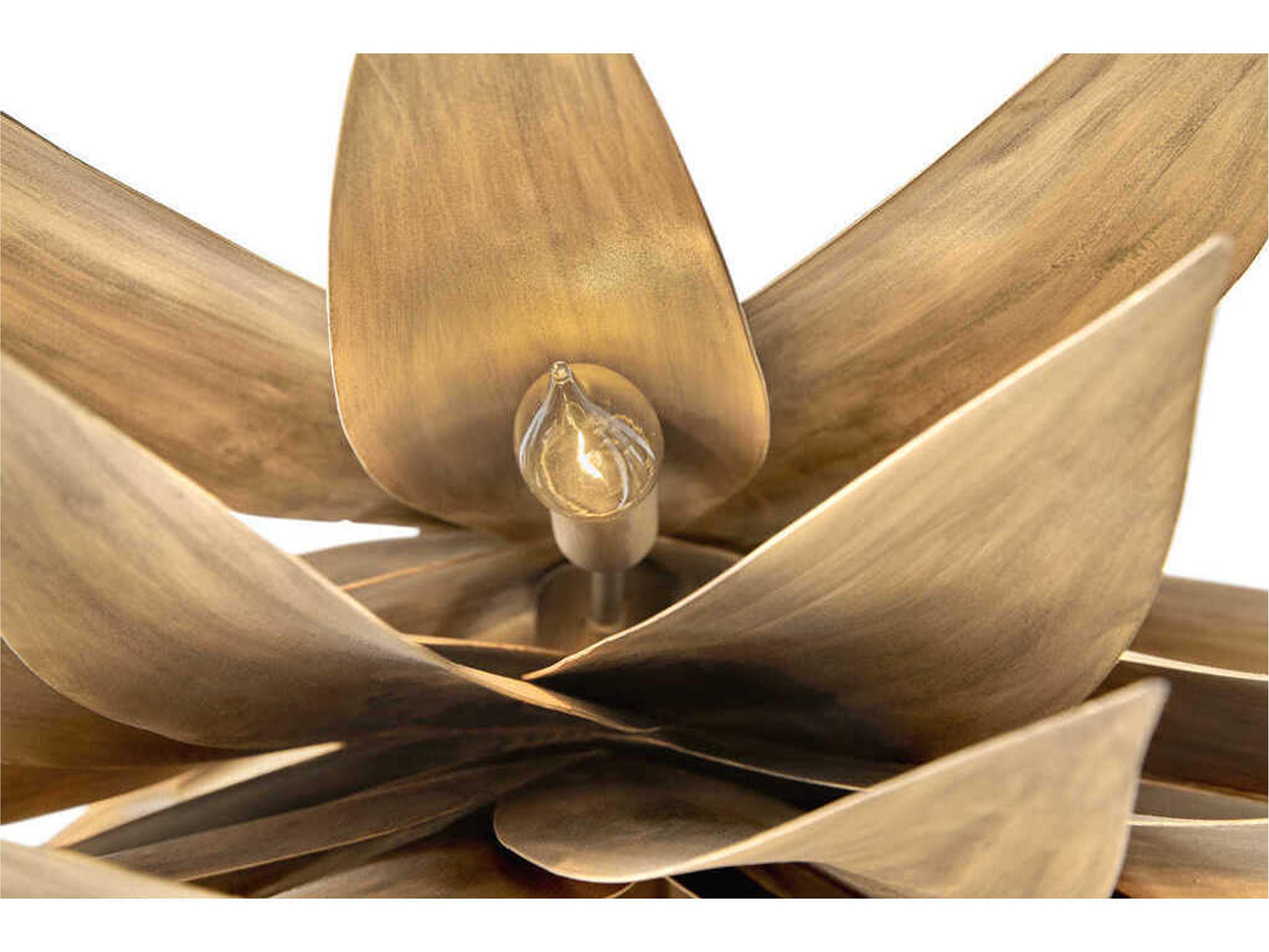 Fredrick Ramond Agave 7-Light Burnished Gold Pendant