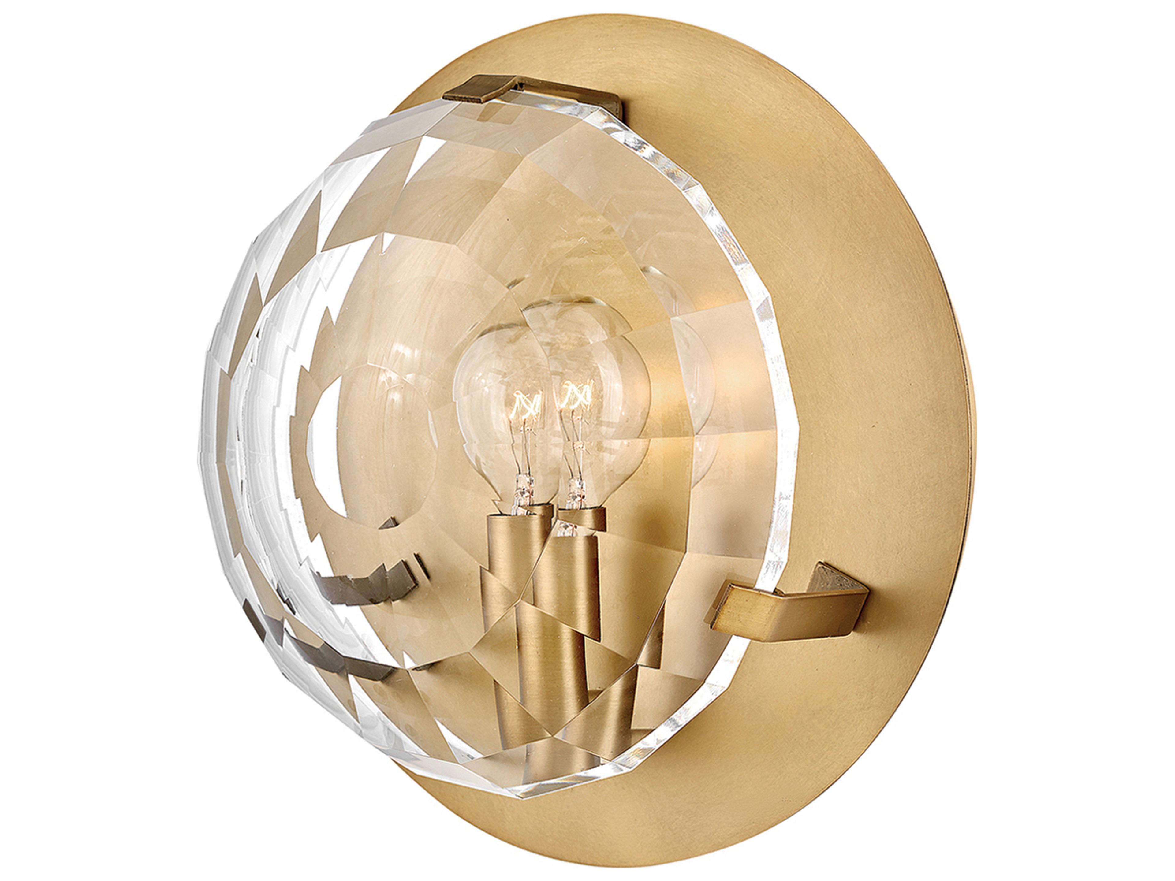 Nala 1-Light Heritage Brass Wall Sconce