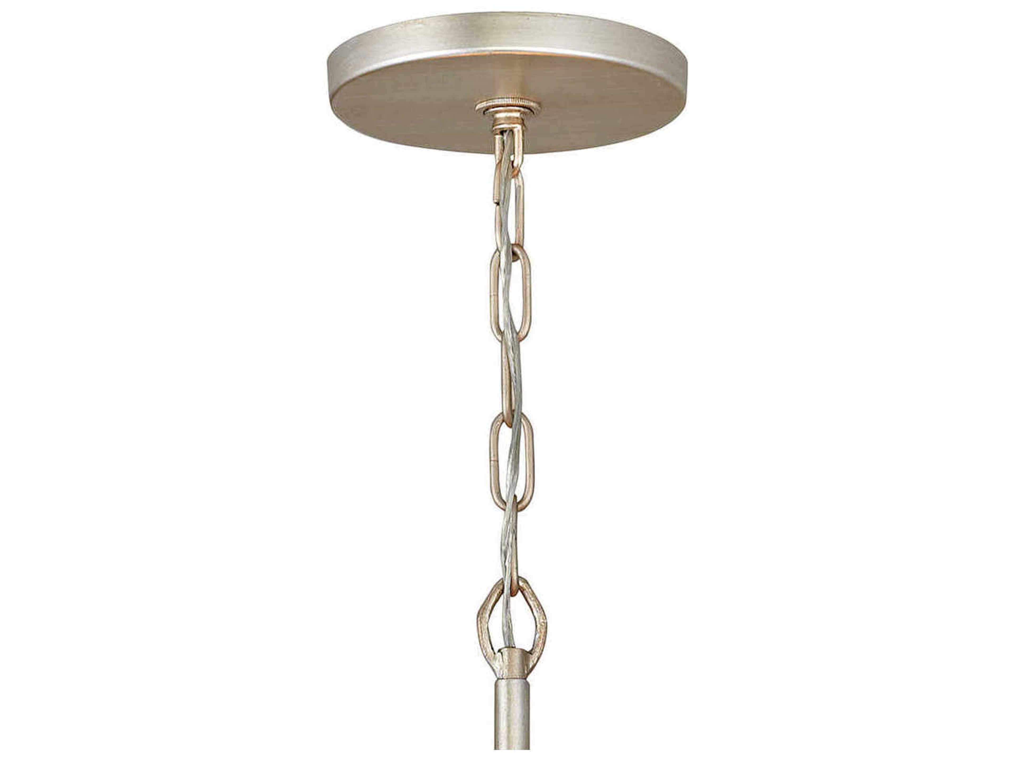 Fredrick Ramond Reverie 8-Light Champagne Gold Crystal Drum Pendant