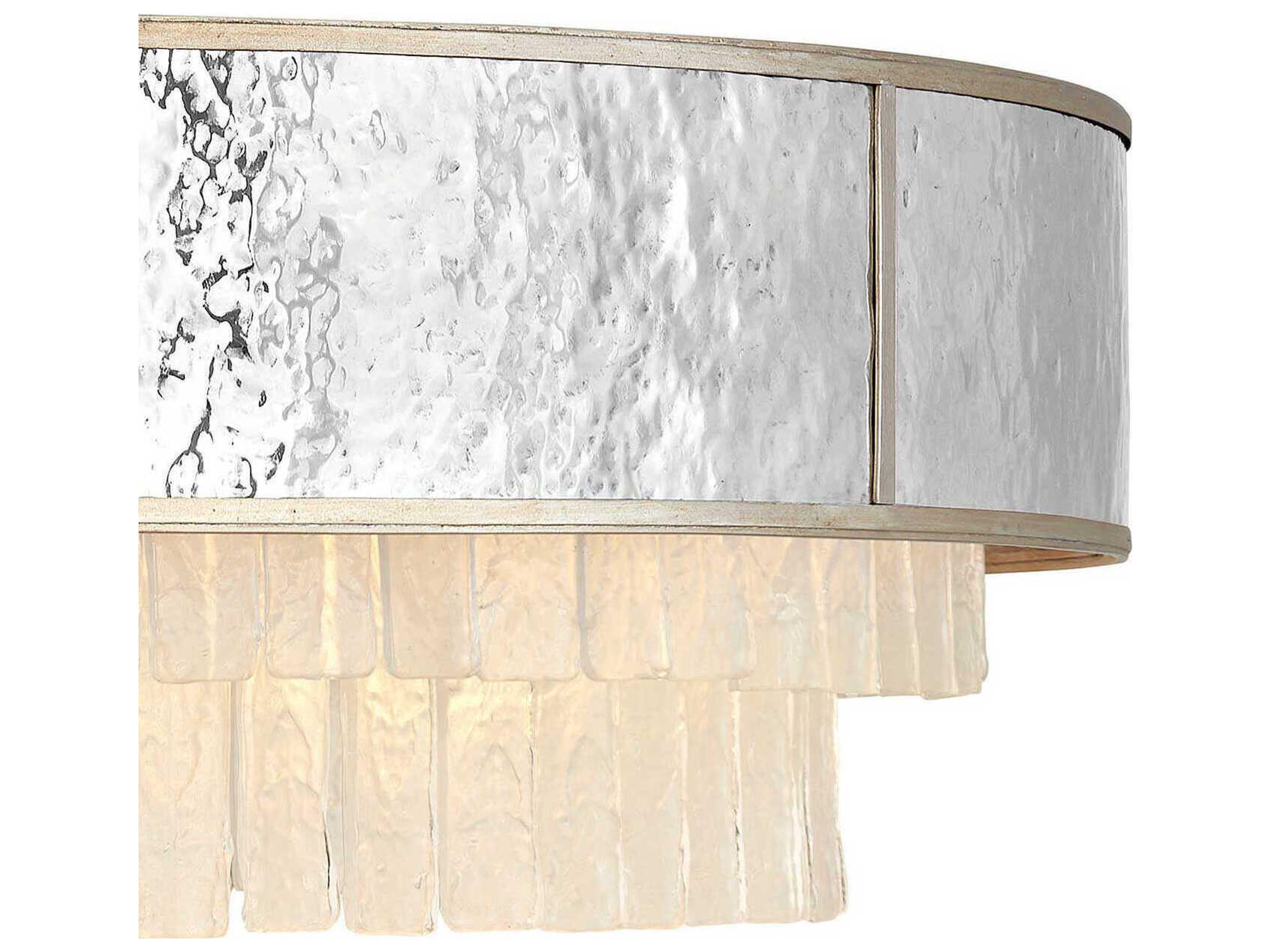 Fredrick Ramond Reverie 8-Light Champagne Gold Crystal Drum Pendant