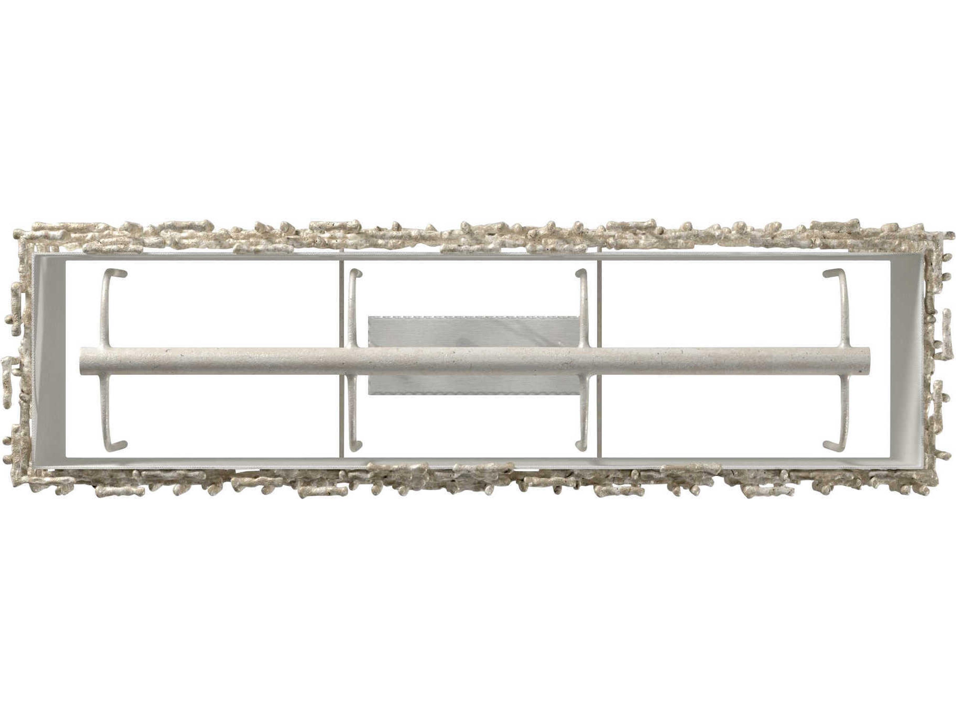 Fredrick Ramond Farrah 8-Light Silver Leaf Geometric Island Pendant