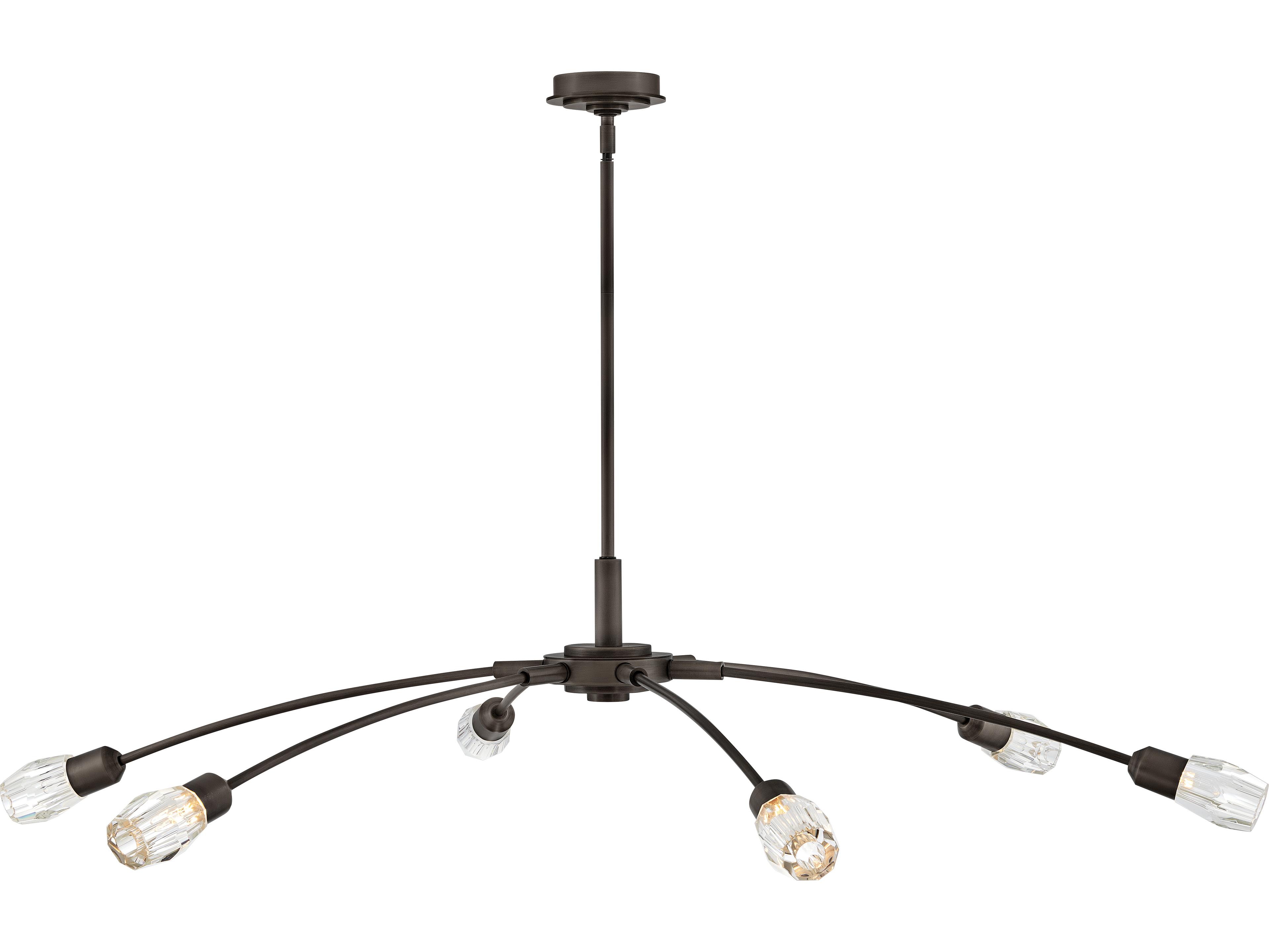 Atera 6-Light Black Oxide Chandelier