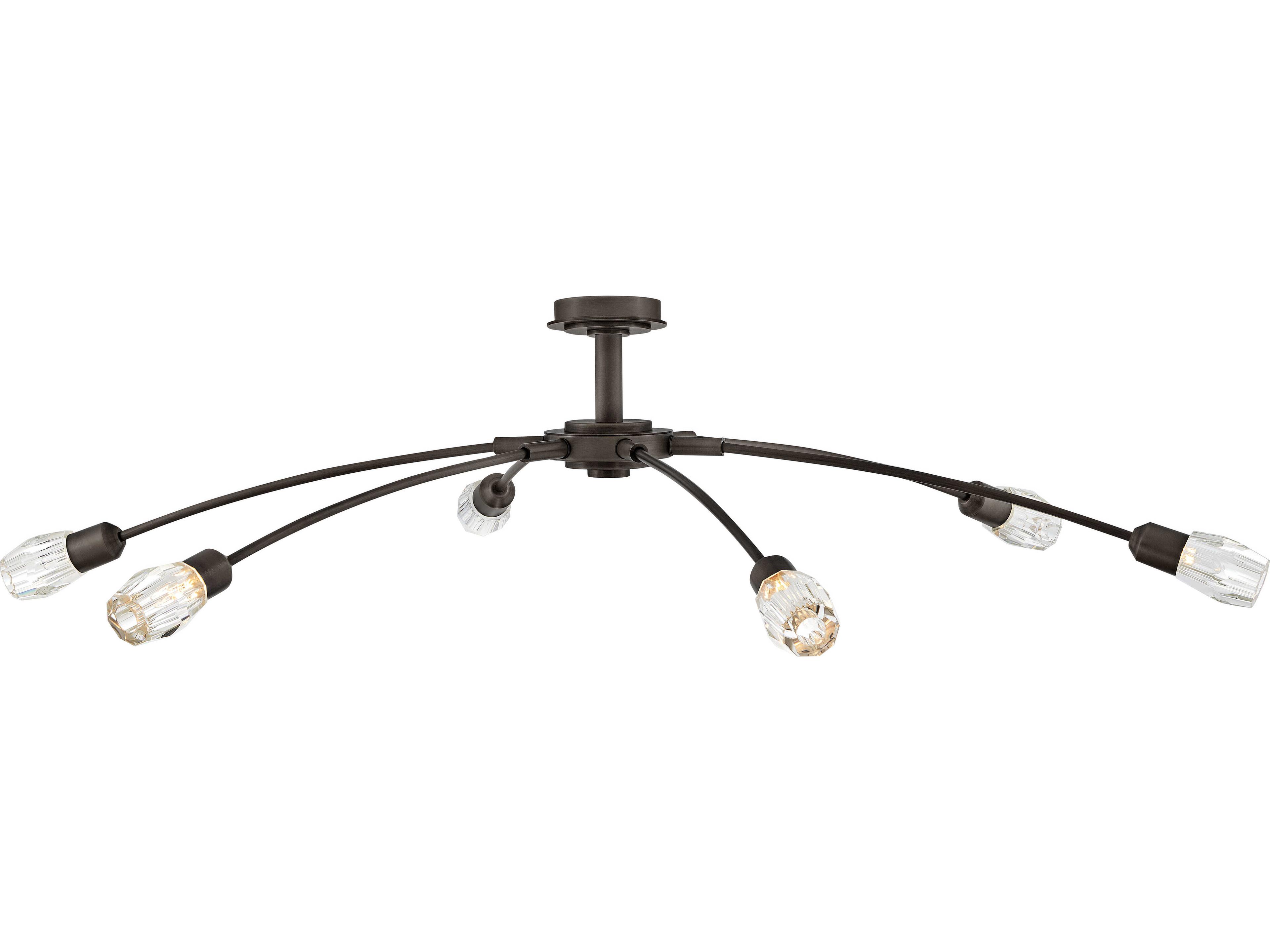 Fredrick Ramond Atera 6-Light Black Oxide Chandelier
