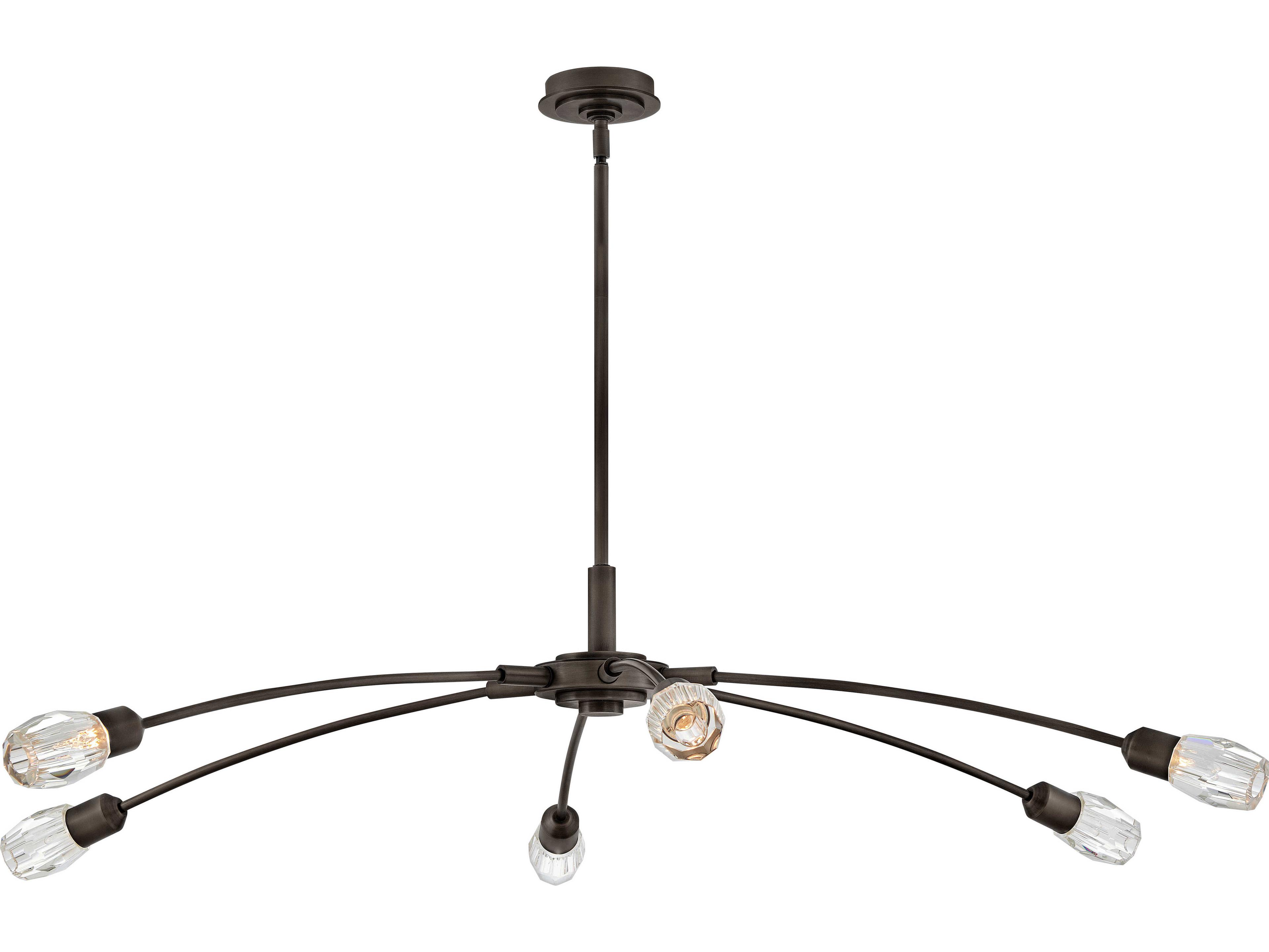 Fredrick Ramond Atera 6-Light Black Oxide Chandelier