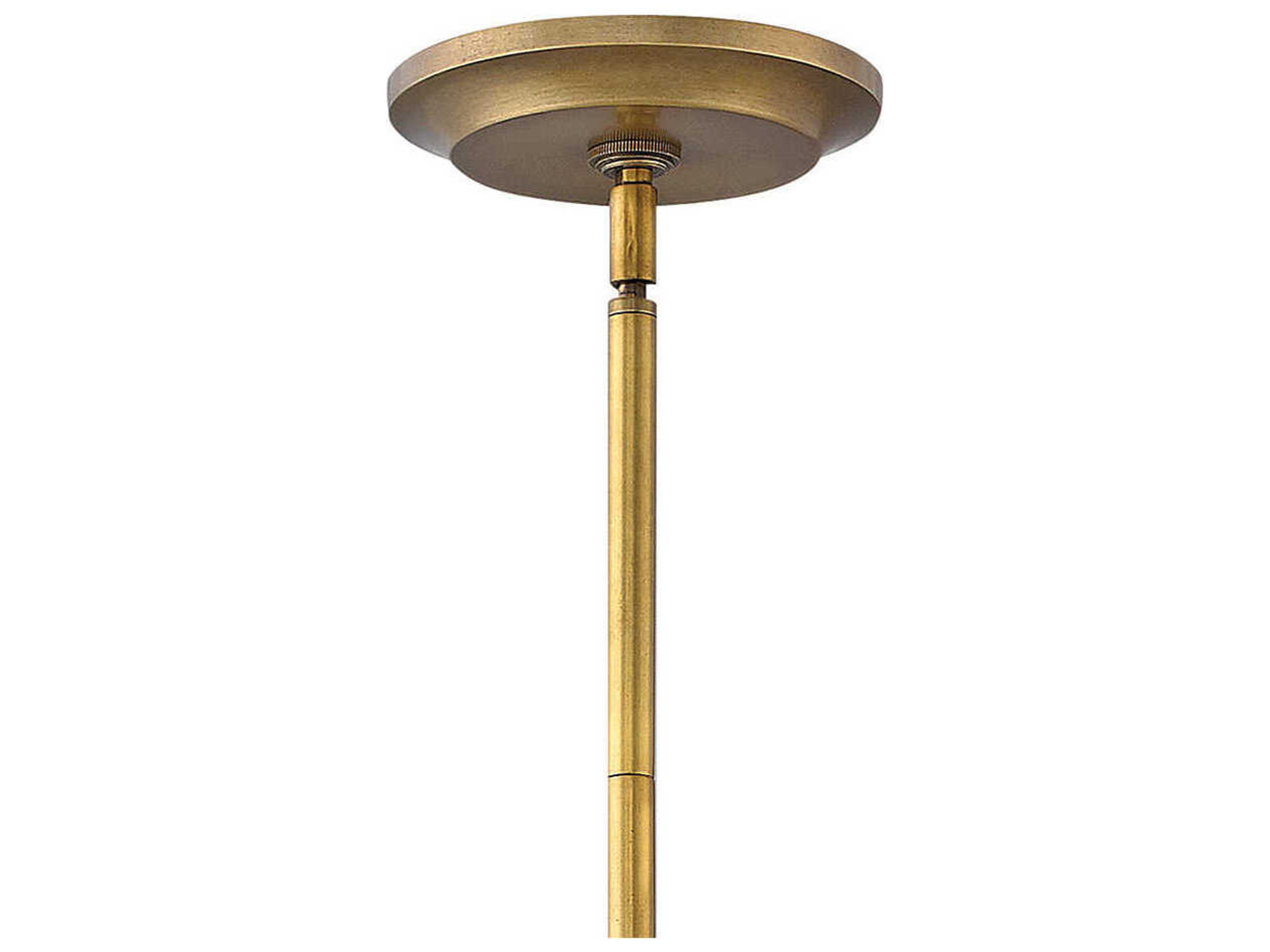 Fredrick Ramond Gigi 5-Light Heritage Brass Round Pendant