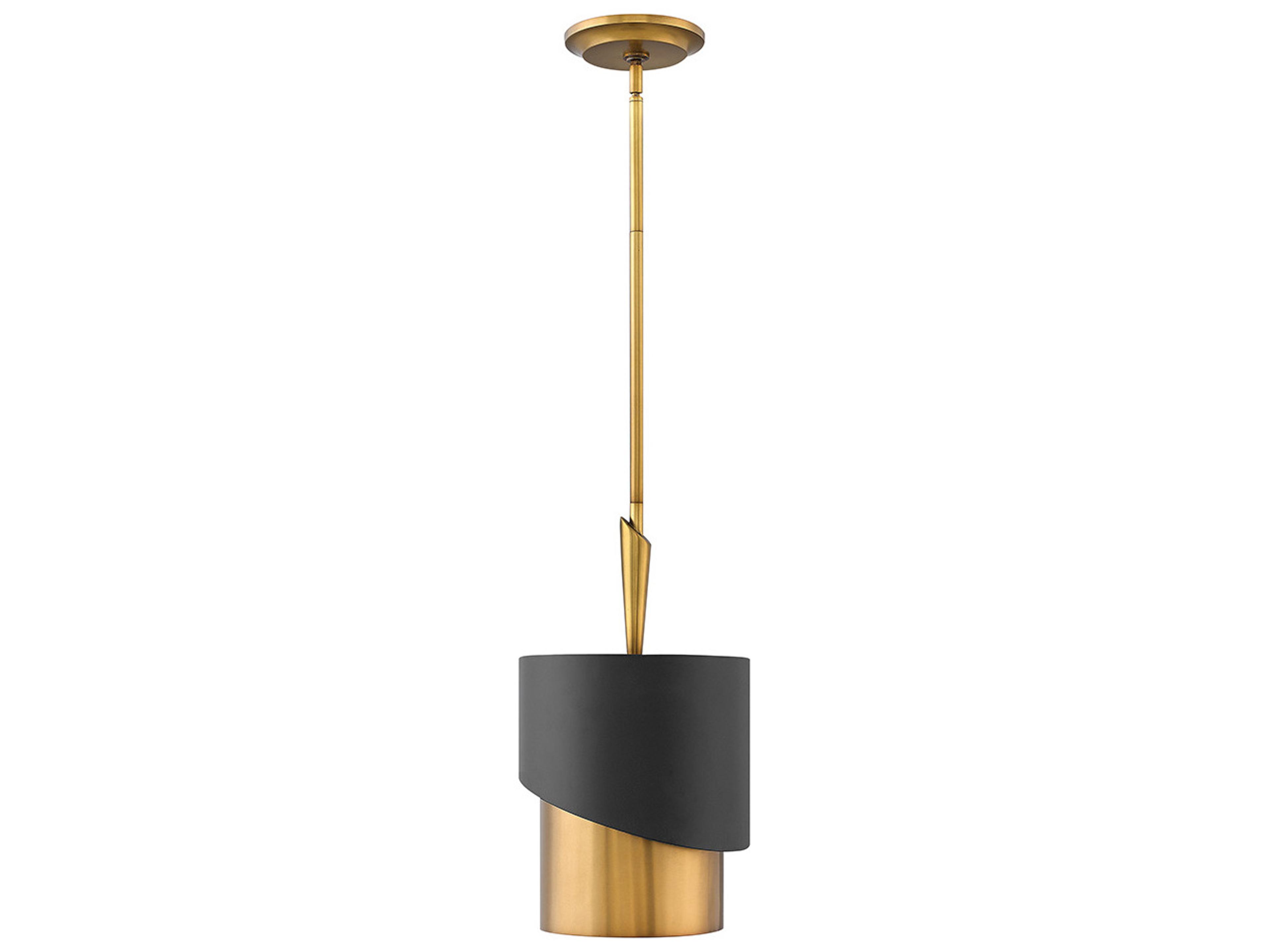Gigi Pendant Light in Heritage Brass