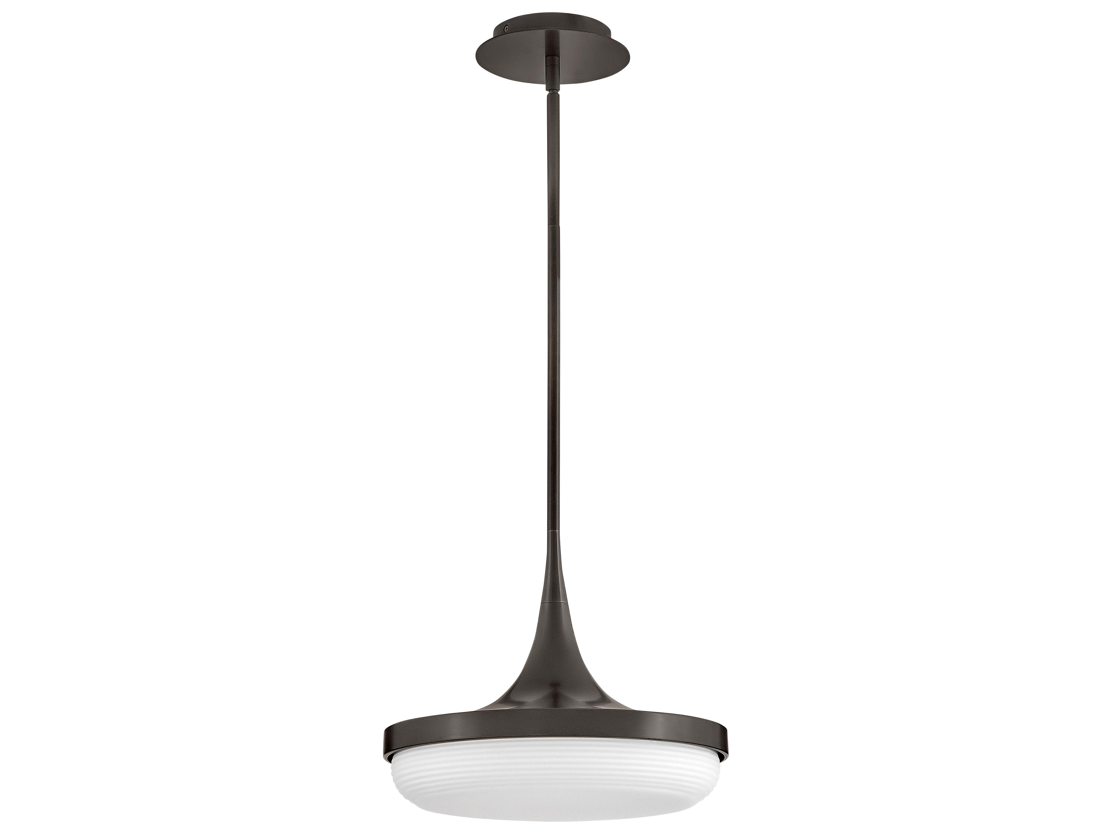 Elsa Black Oxide Glass LED Pendant