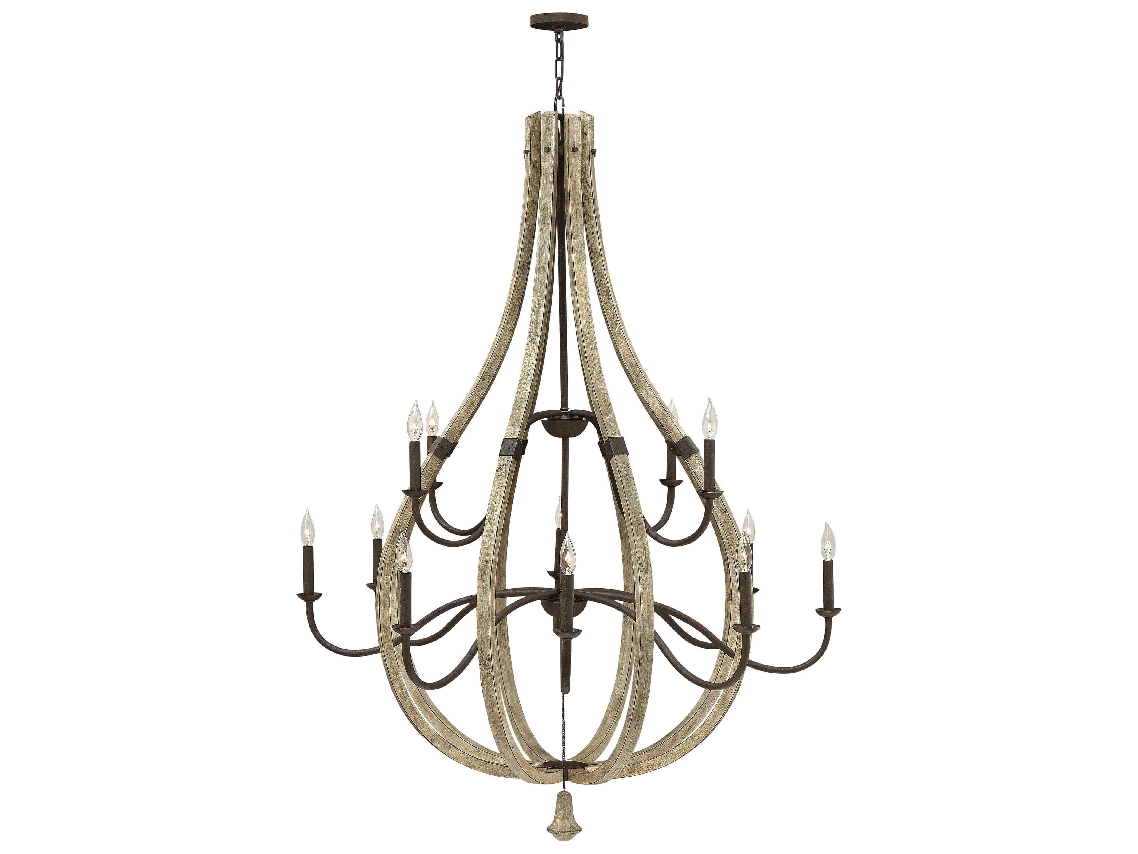 Middlefield Two Tier Chandelier Rustic Extra Large