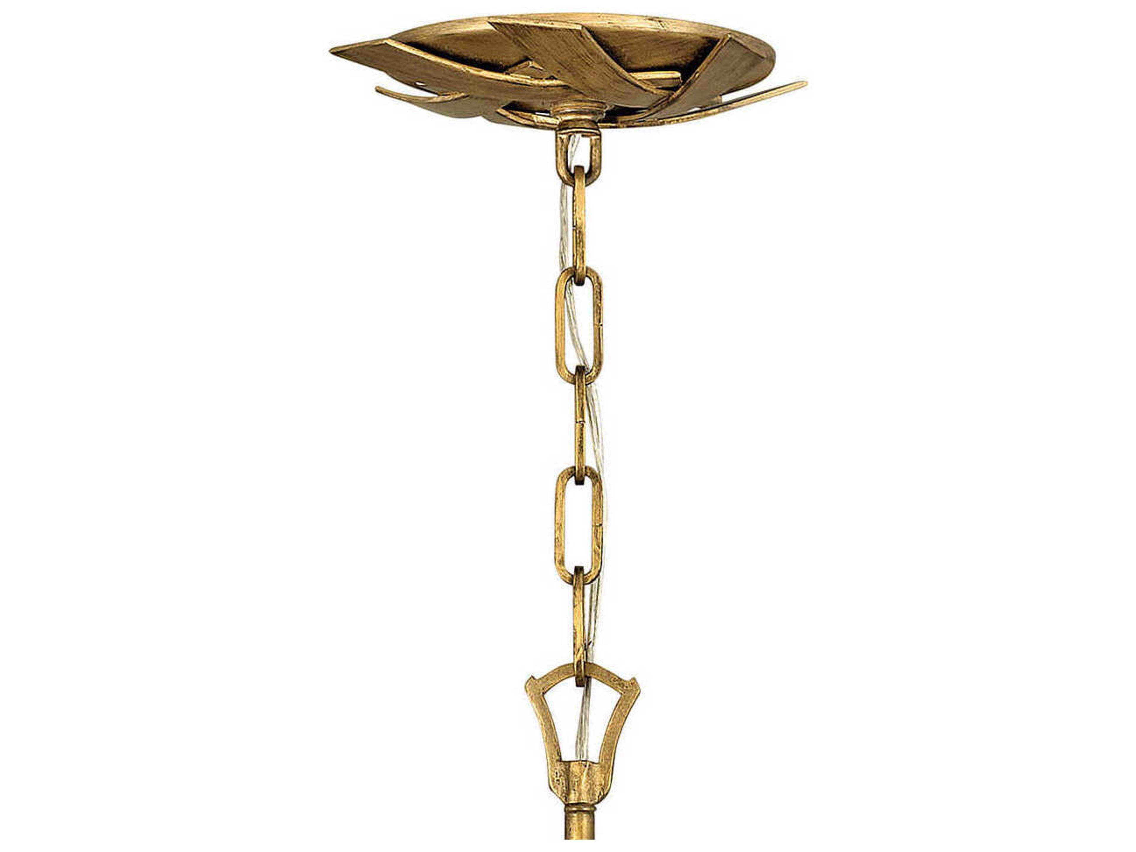 Fredrick Ramond Vida 13-Light Burnished Gold Crystal Pendant