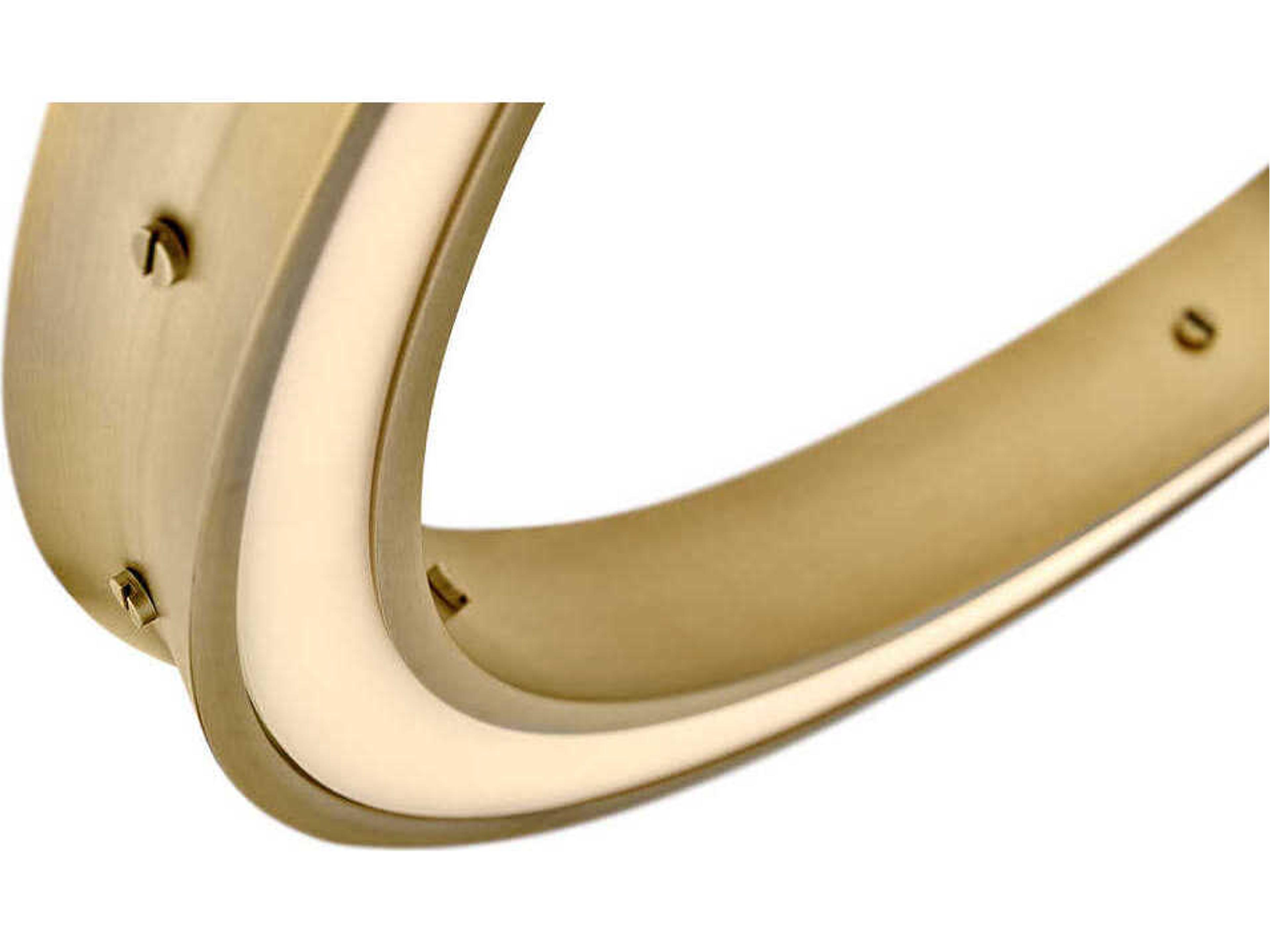 Fredrick Ramond Althea Lacquered Brass Round Pendant