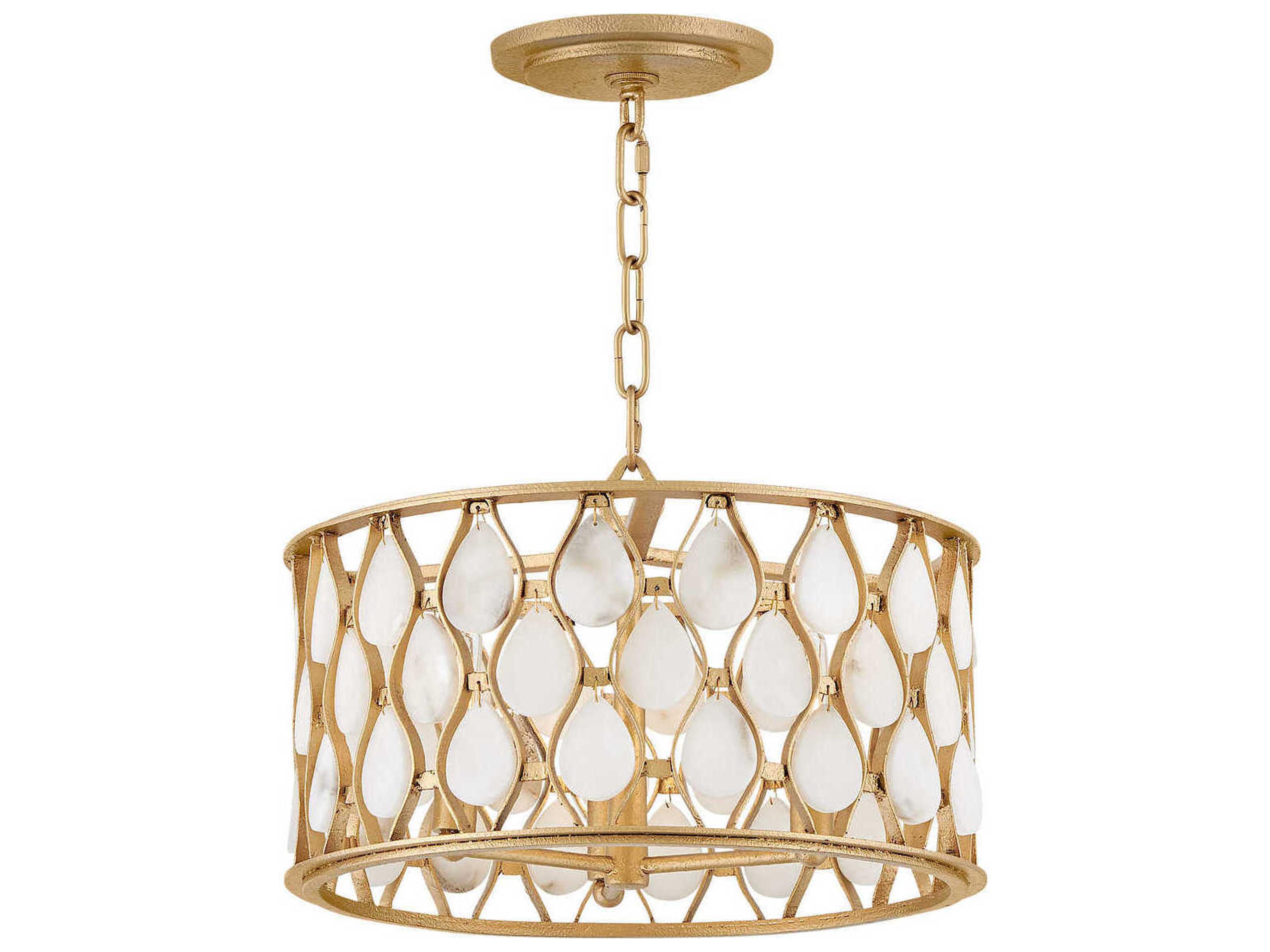 Fredrick Ramond Estie 3-Light Piastra Gold Pendant