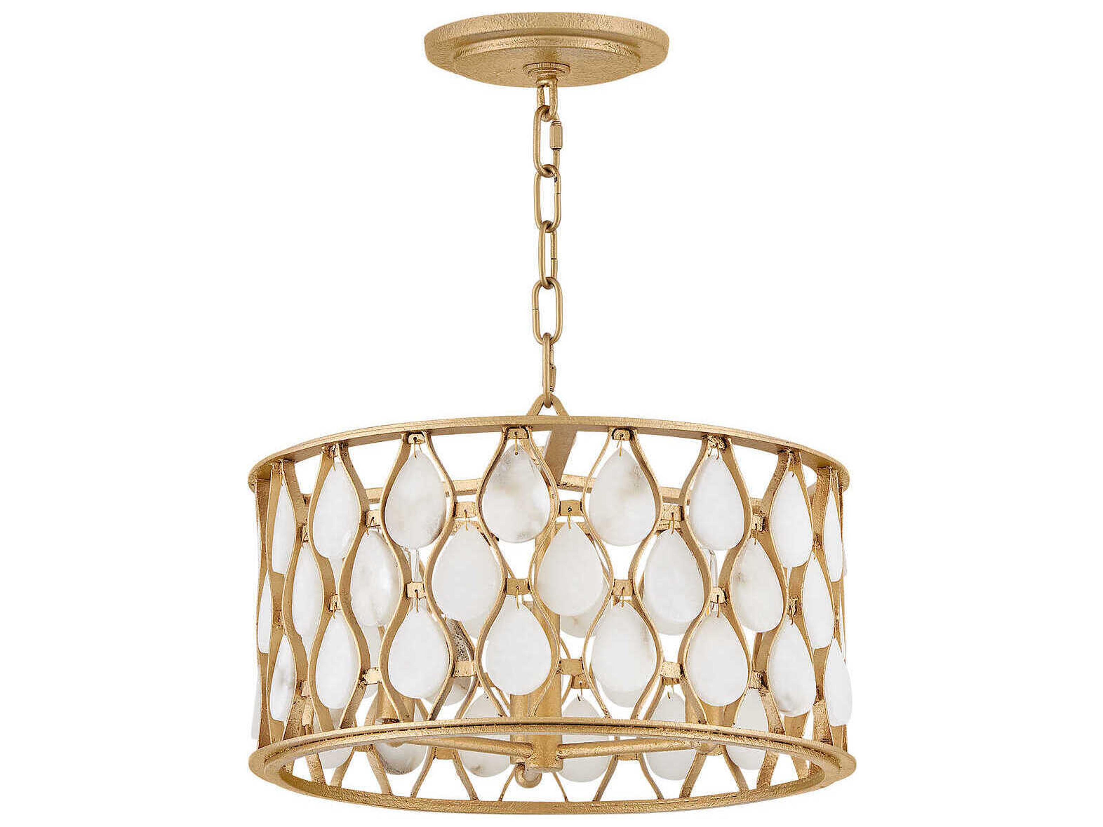 Fredrick Ramond Estie 3-Light Piastra Gold Pendant