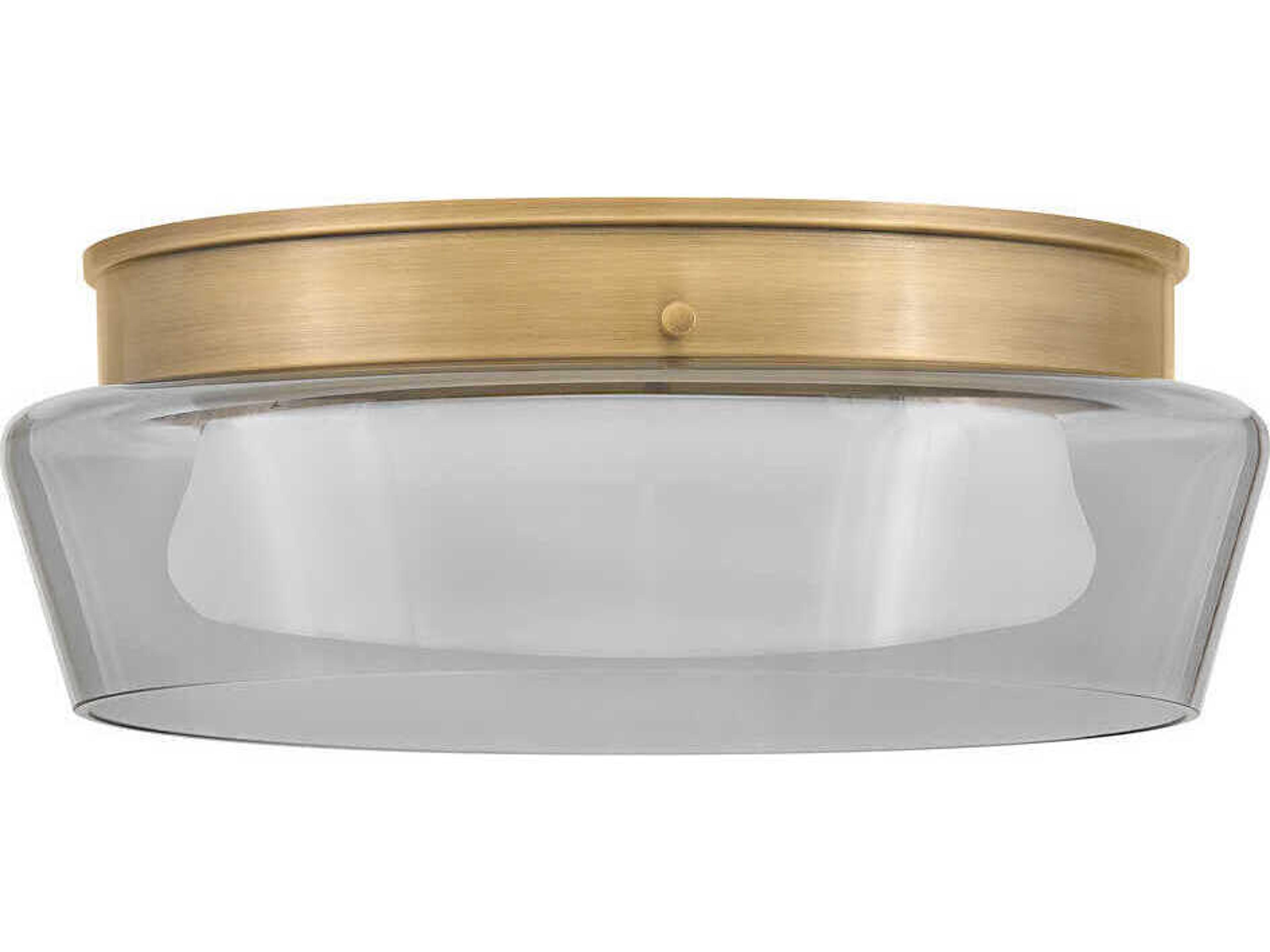 Fredrick Ramond Demi Heritage Brass Flush Mount