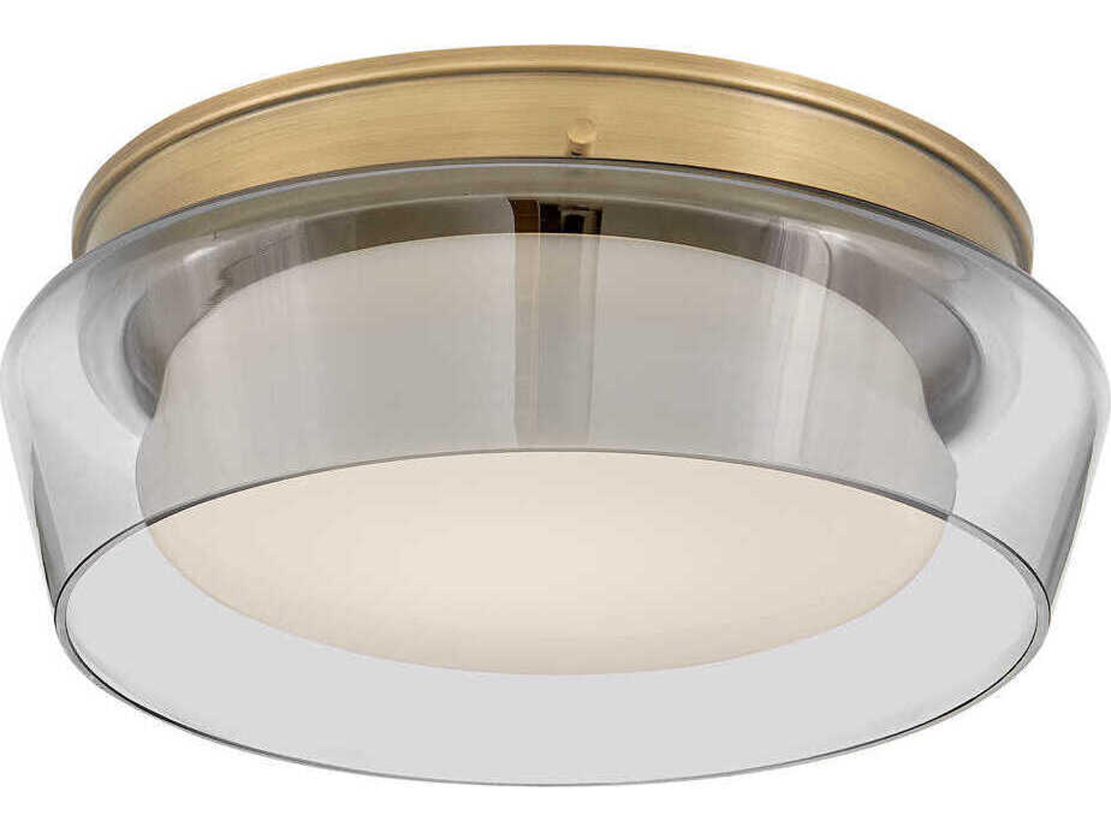 Fredrick Ramond Demi Heritage Brass Flush Mount