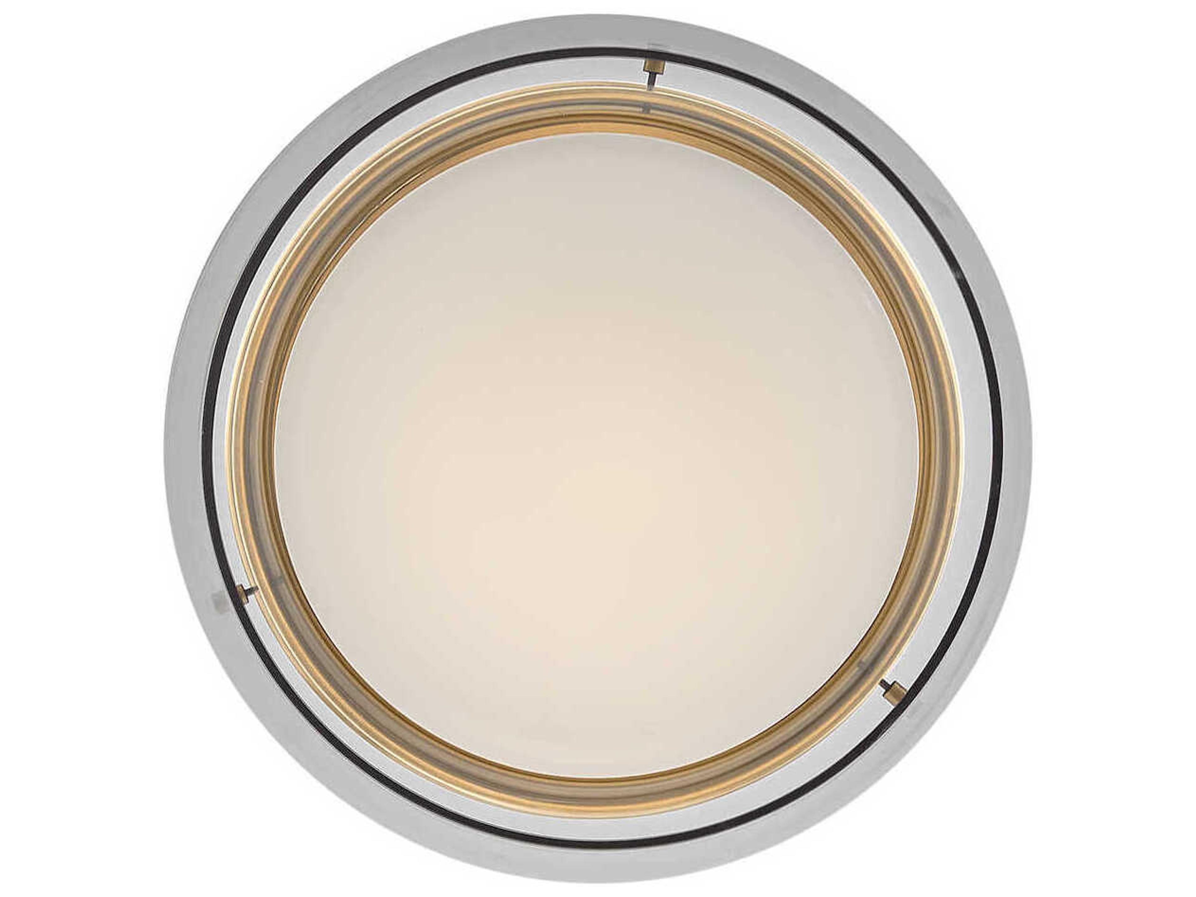 Fredrick Ramond Demi Heritage Brass Flush Mount