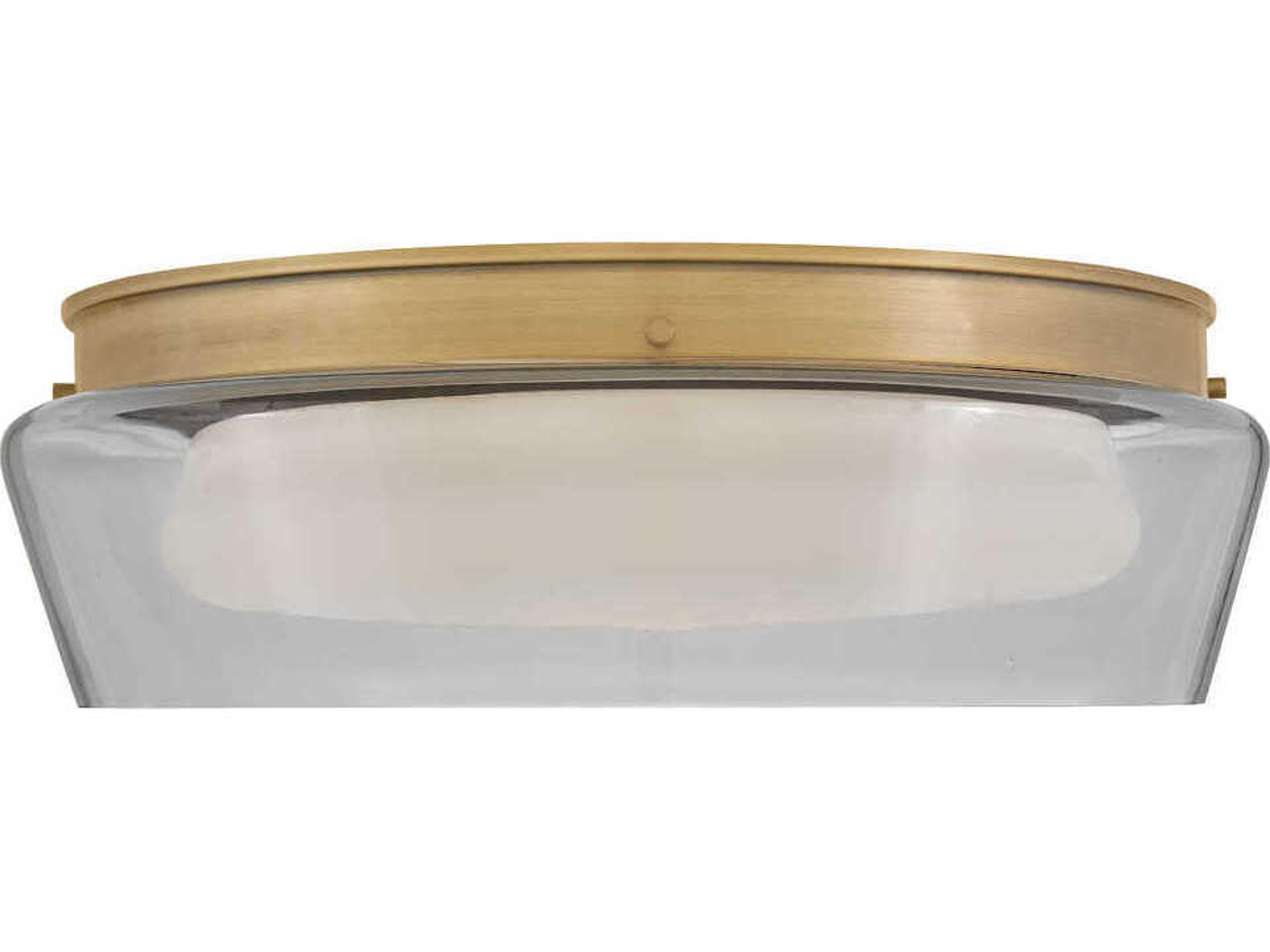 Fredrick Ramond Demi Heritage Brass Flush Mount