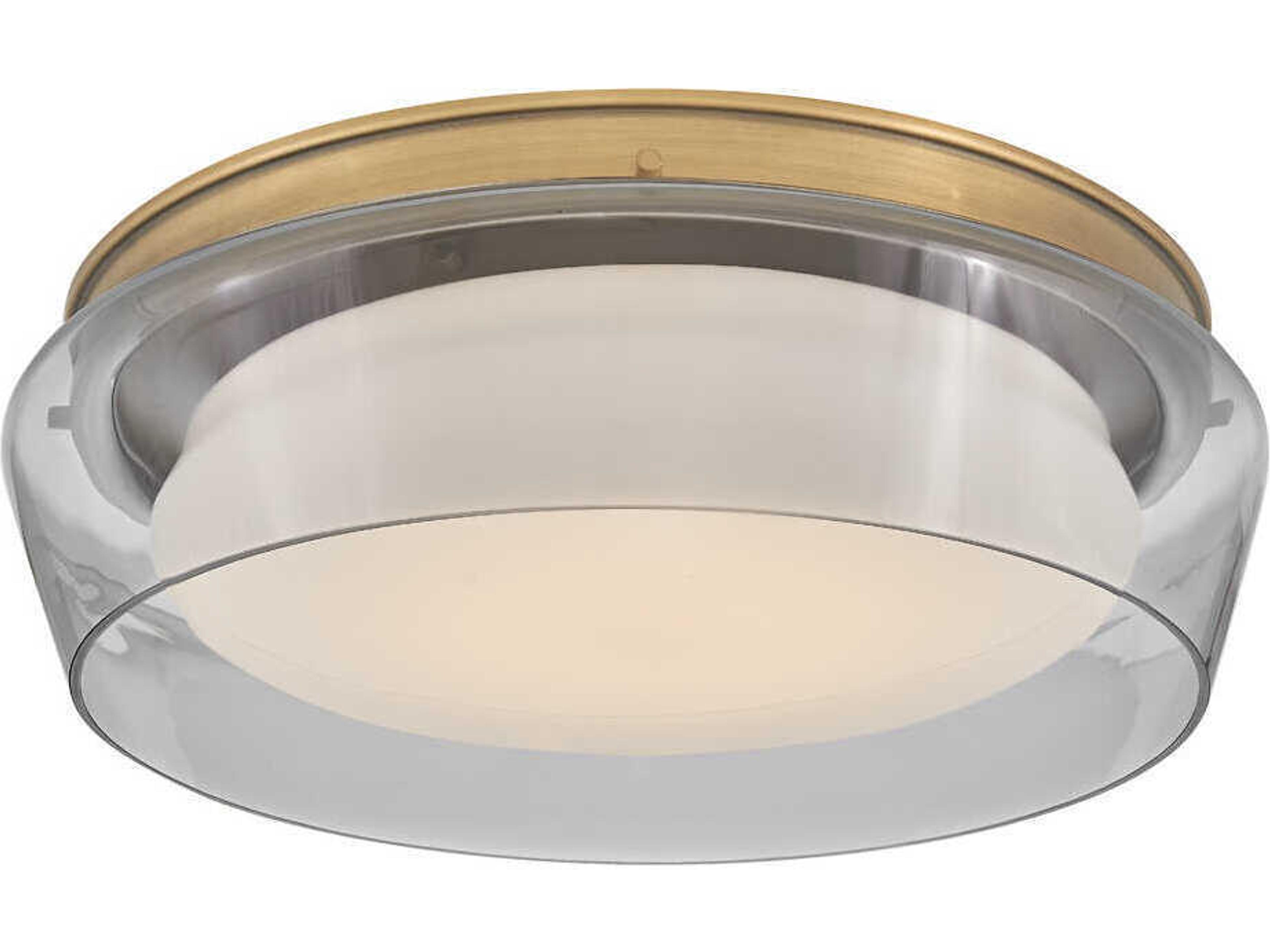 Fredrick Ramond Demi Heritage Brass Flush Mount