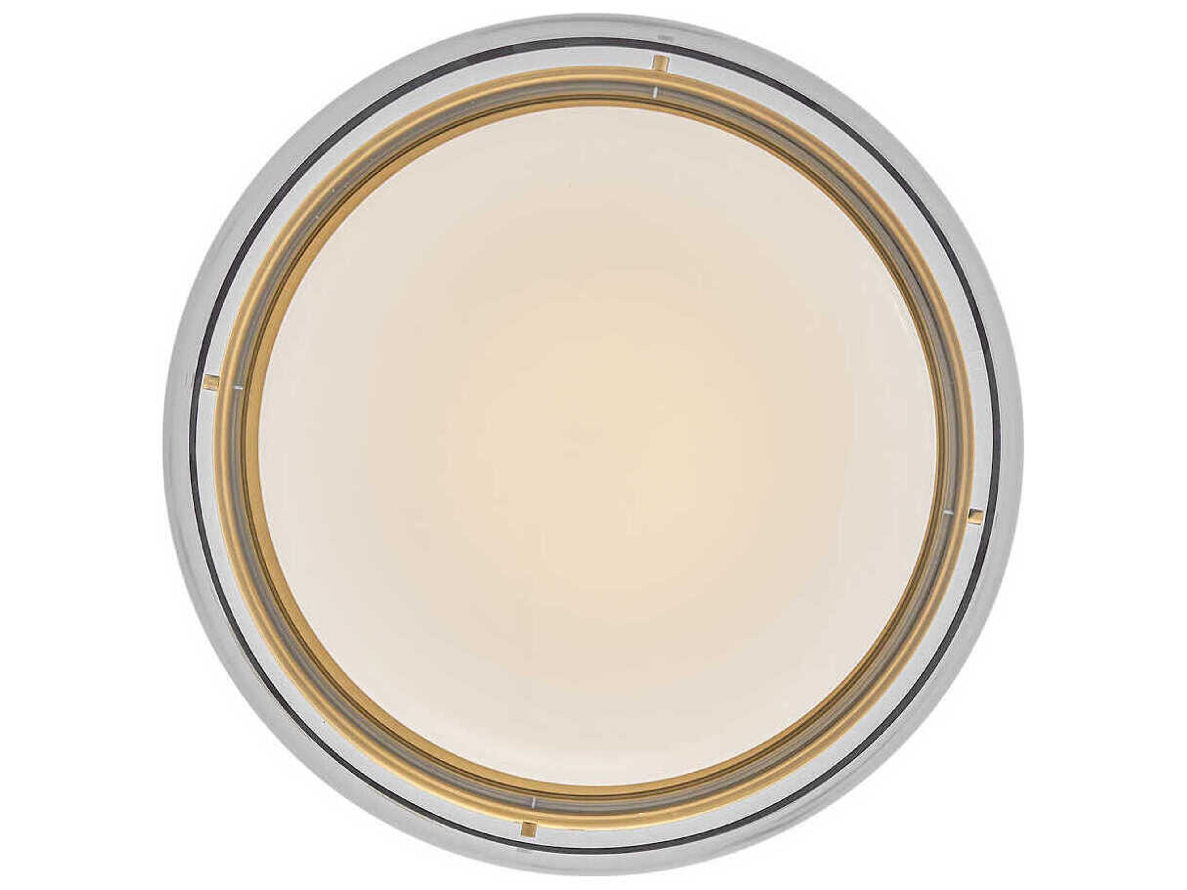 Fredrick Ramond Demi Heritage Brass Flush Mount