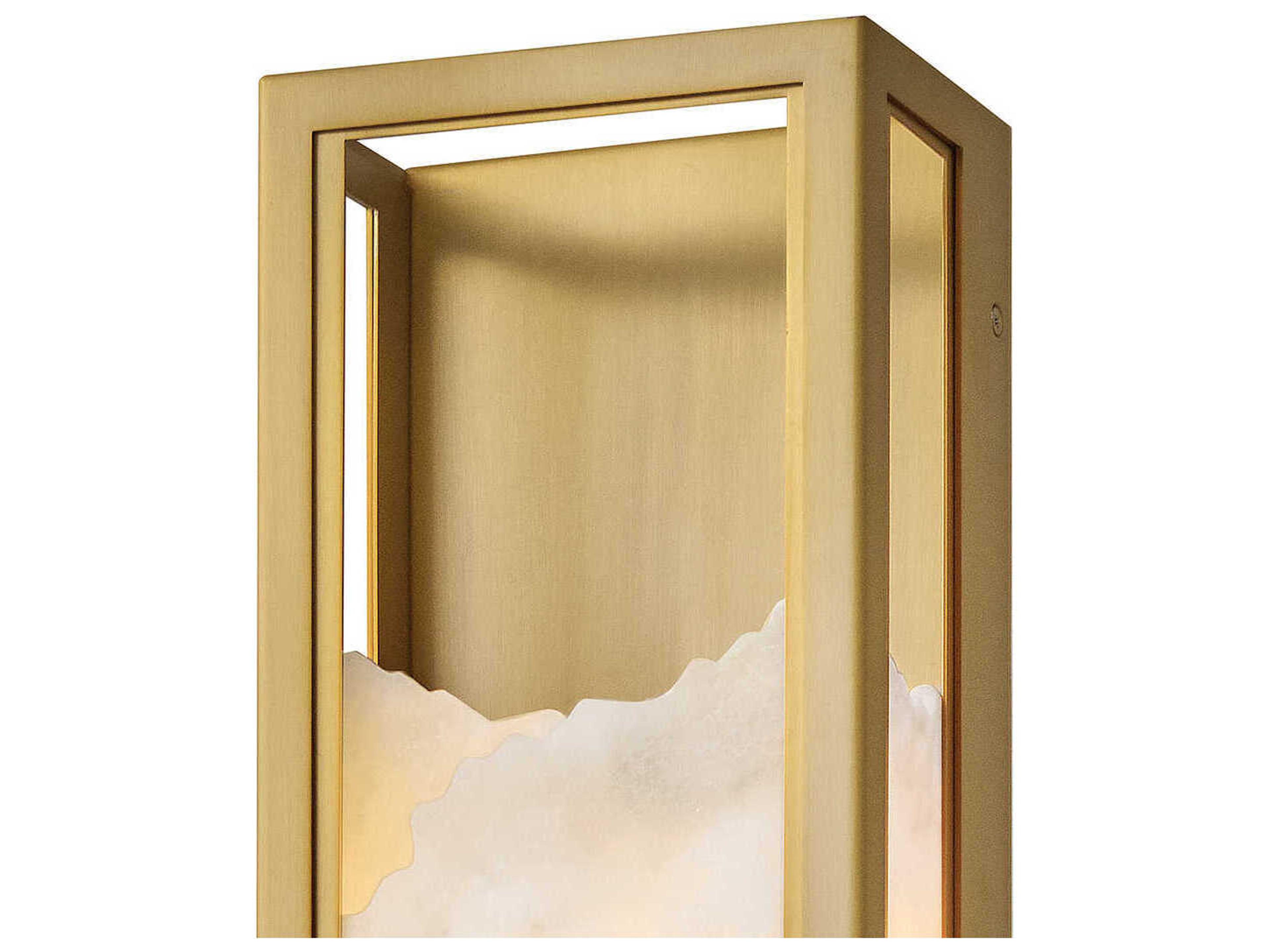 Fredrick Ramond Veleta 1-Light Lacquered Brass Wall Sconce