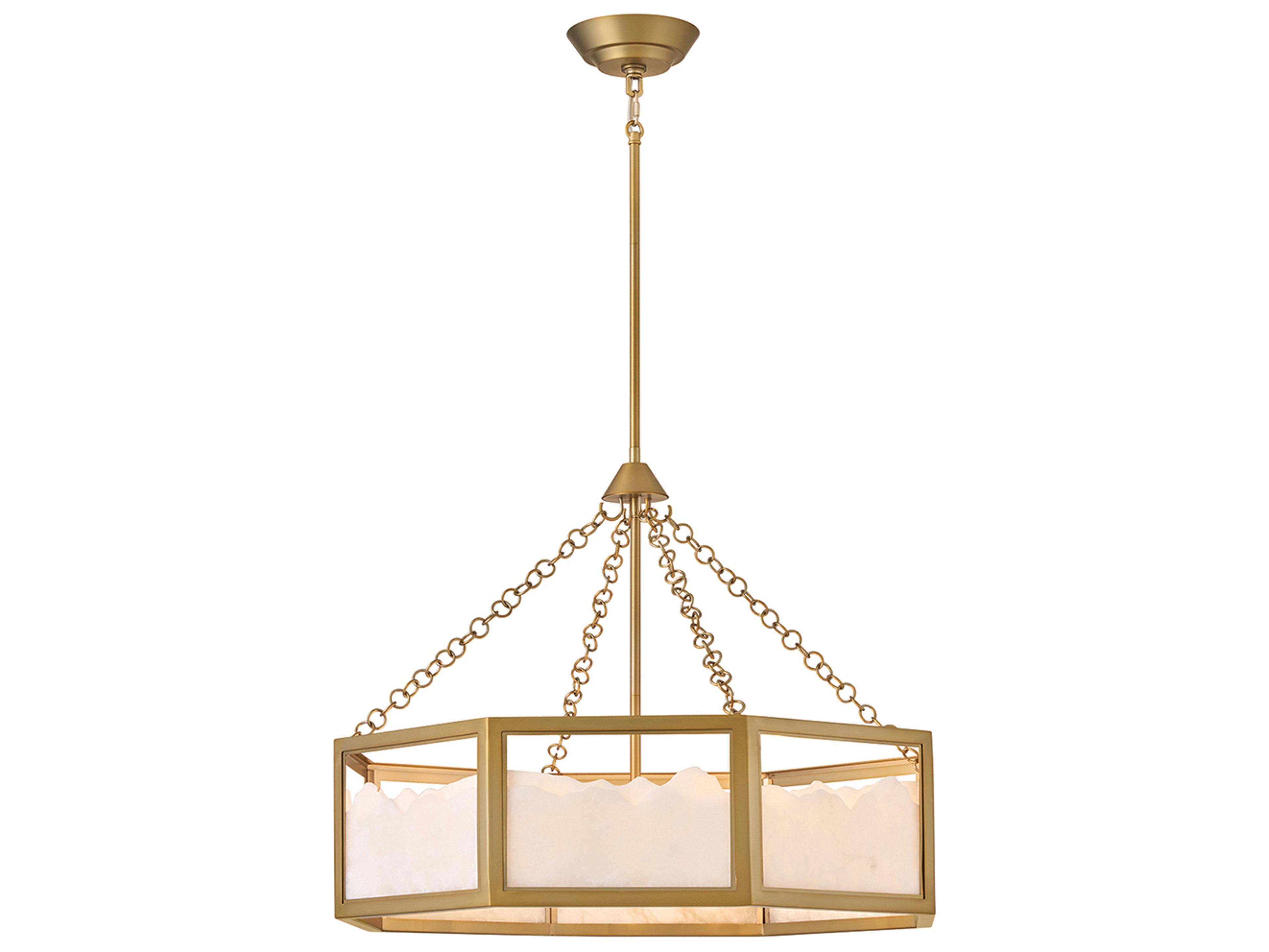 Veleta 8-Light Lacquered Brass Chandelier