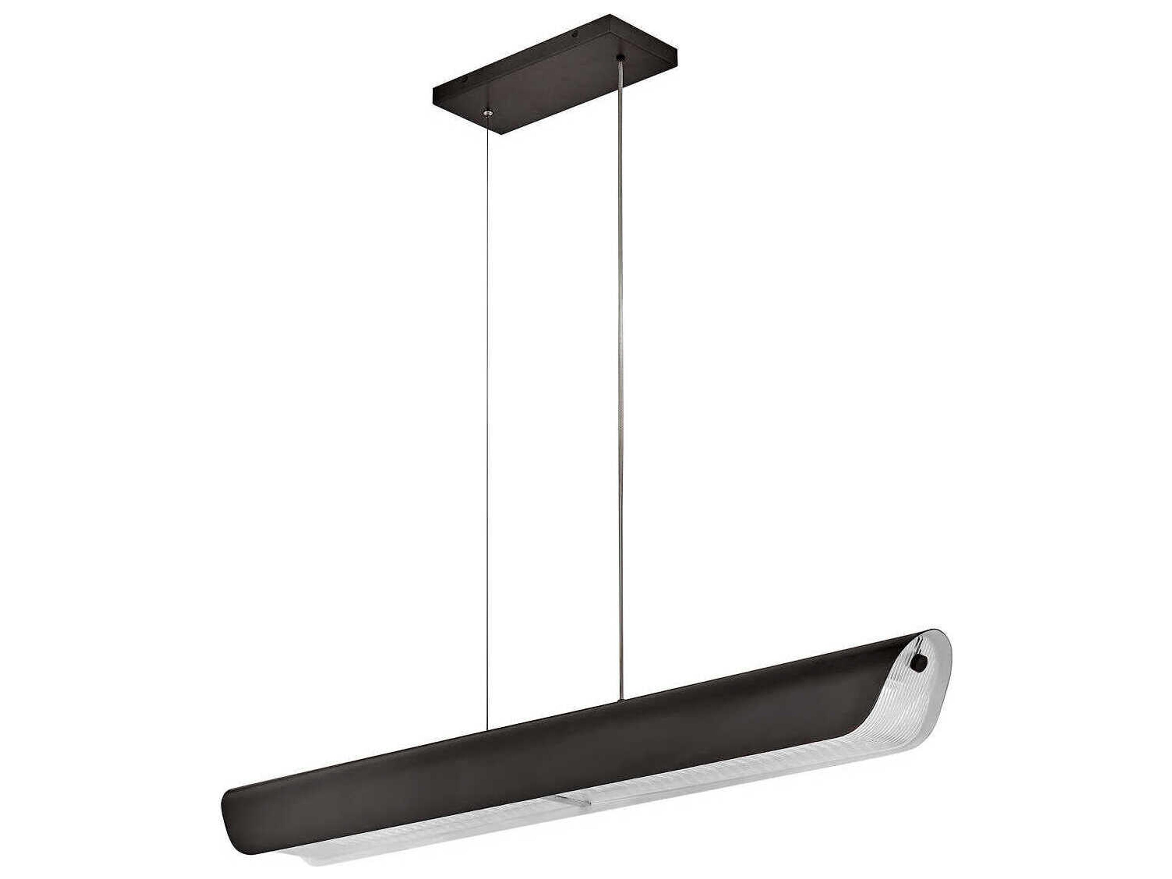 Fredrick Ramond Arco Black Oxide Linear Island Pendant