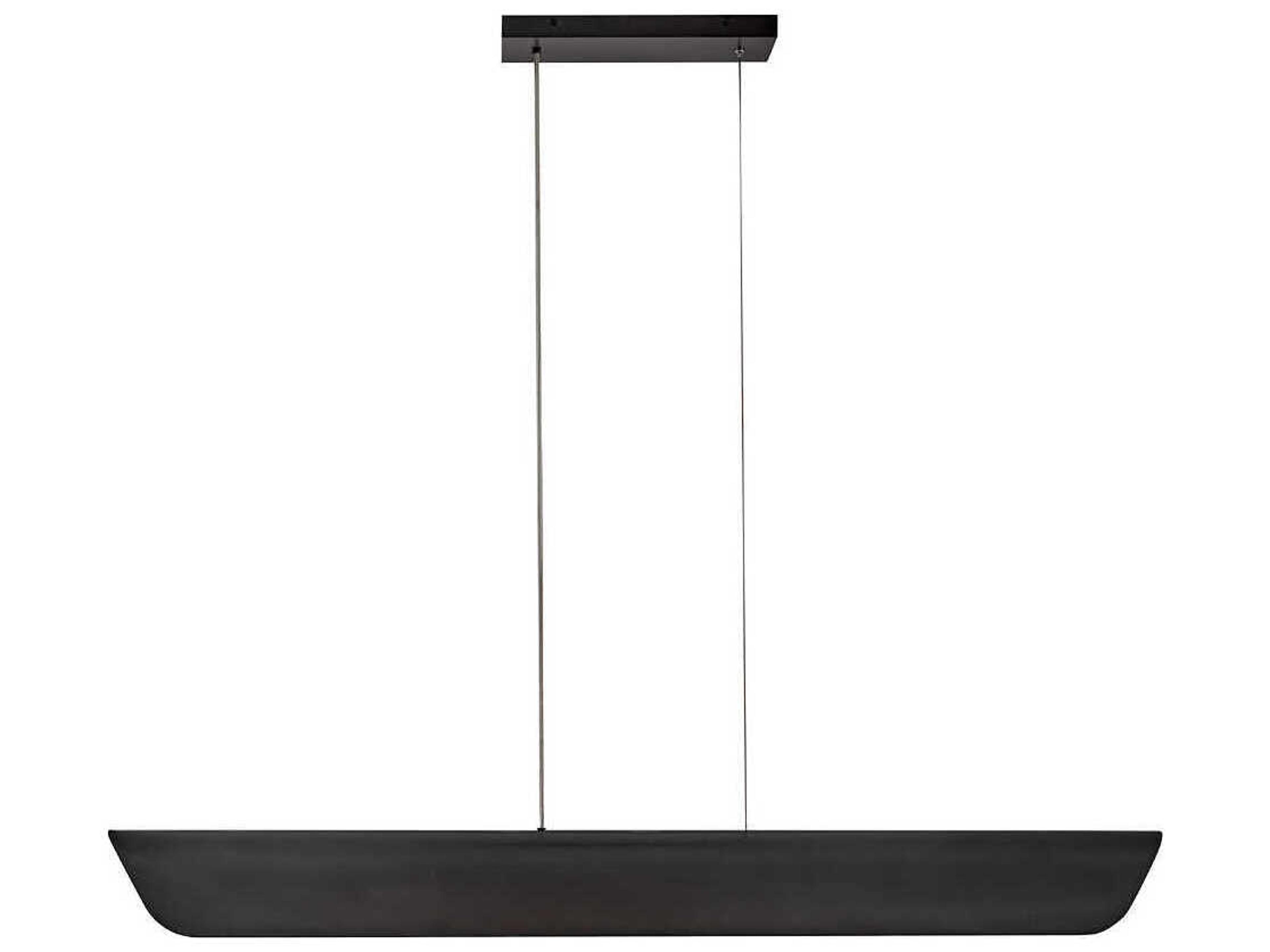 Fredrick Ramond Arco Black Oxide Linear Island Pendant