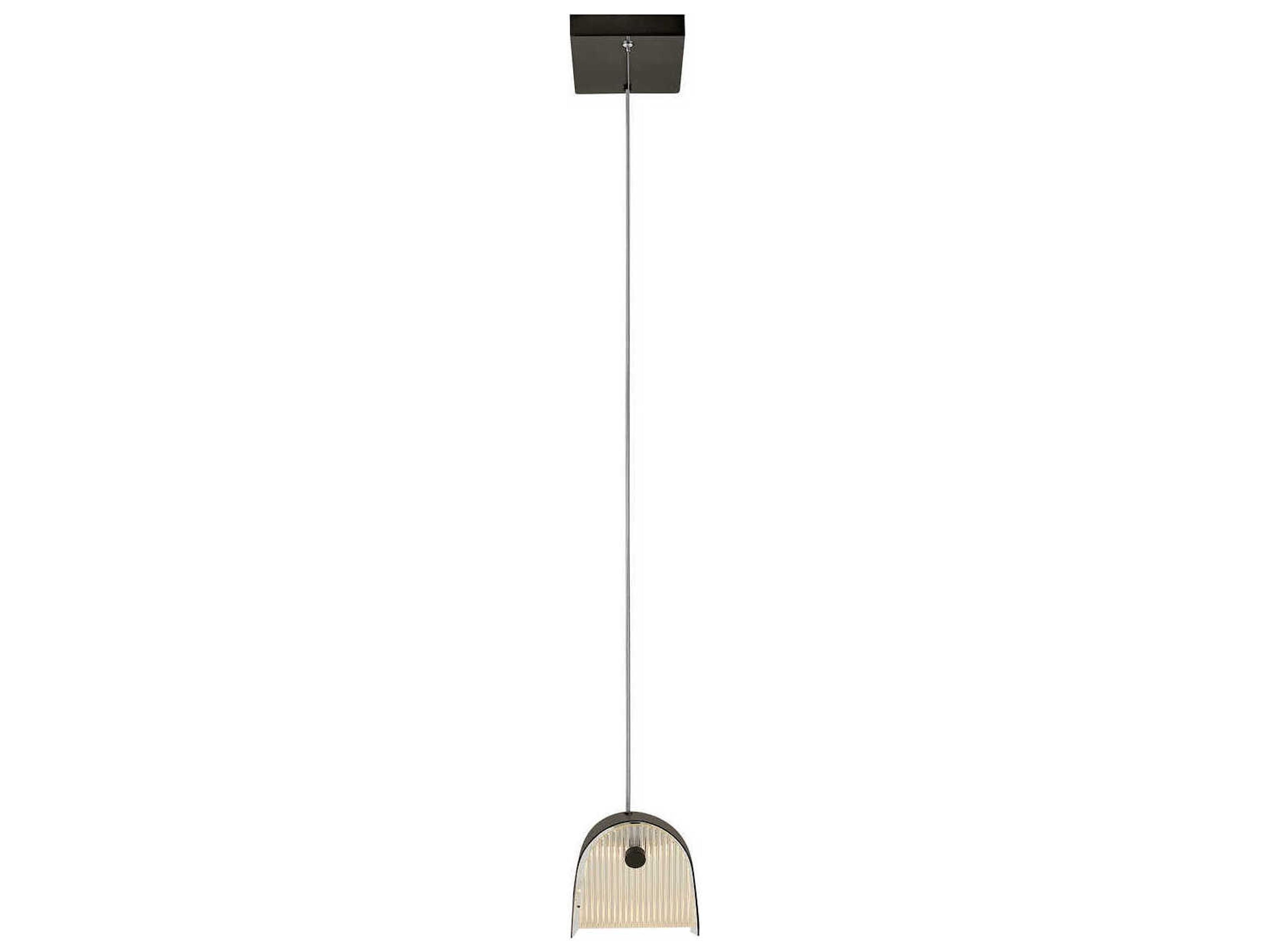 Fredrick Ramond Arco Black Oxide Linear Island Pendant