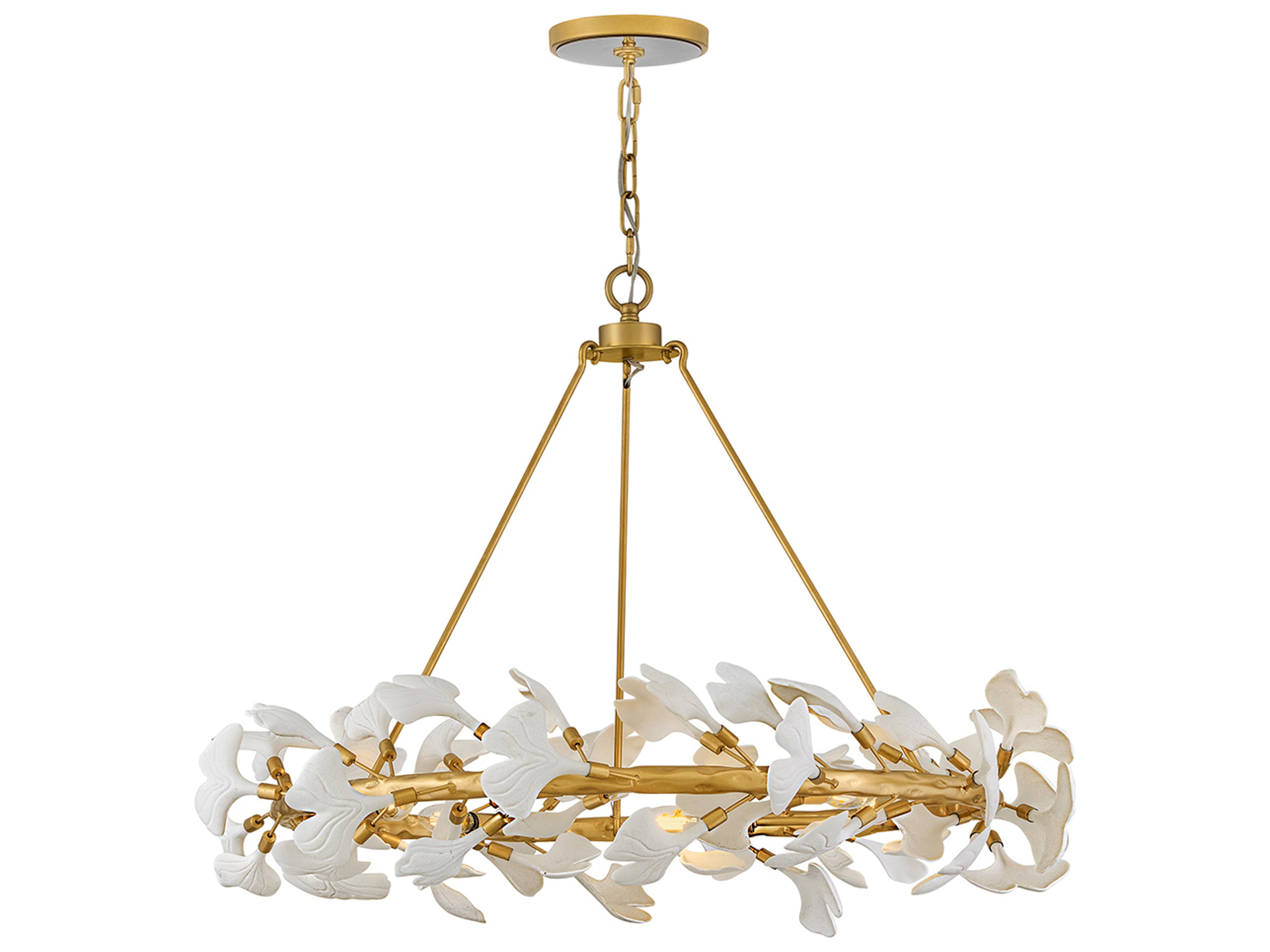 Audra 6-Light Deluxe Gold Chandelier