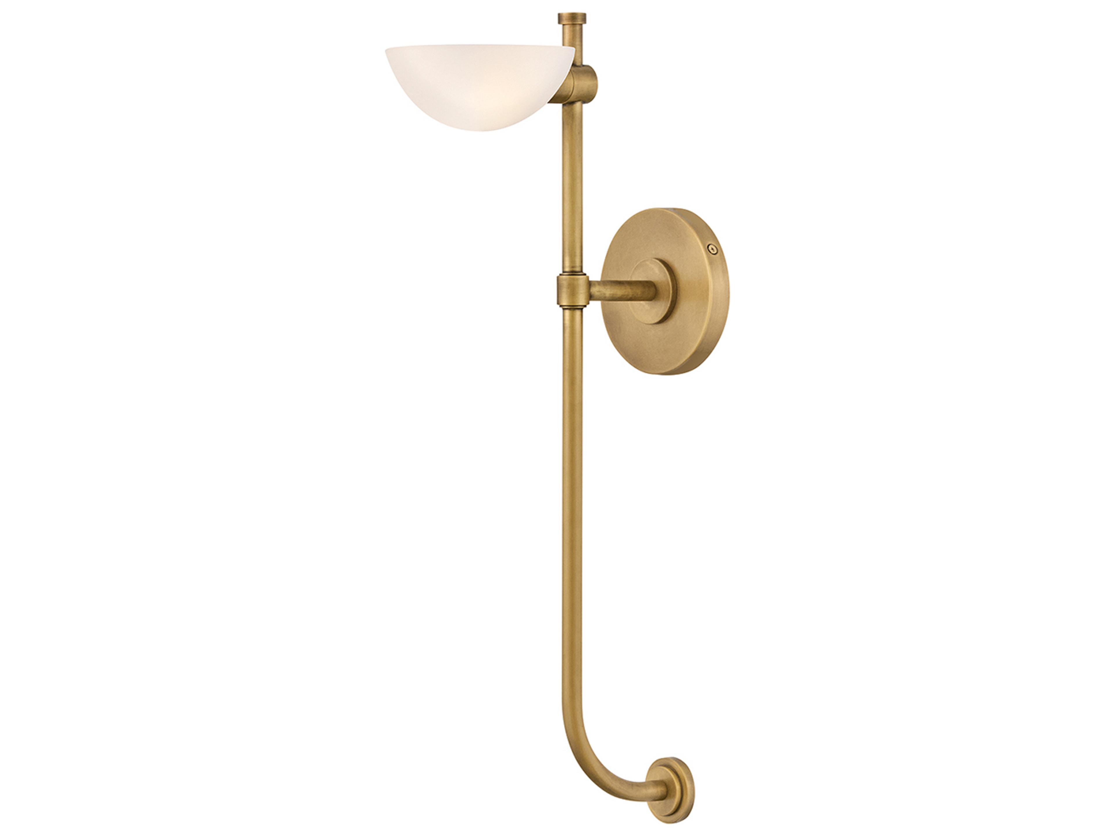 Merit 1-Light Heritage Brass Wall Sconce