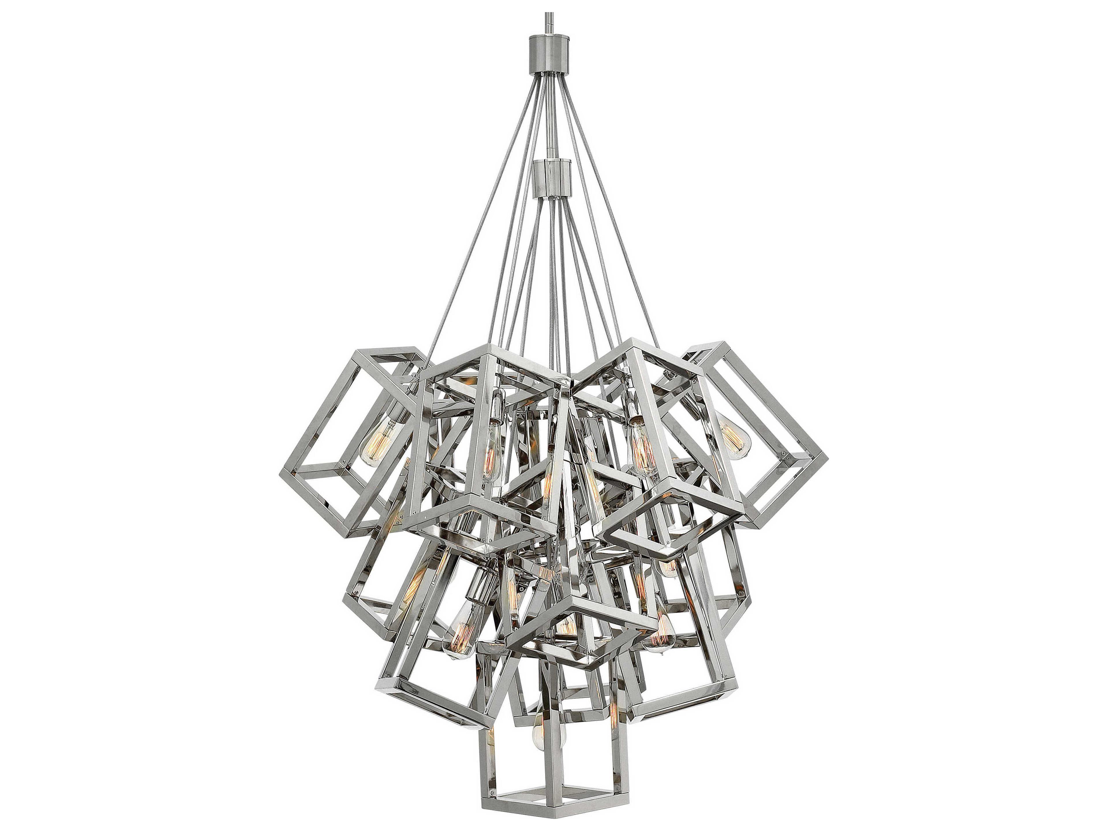 Fredrick Ramond Ensemble 13-Light Polished Nickel Linear Pendant