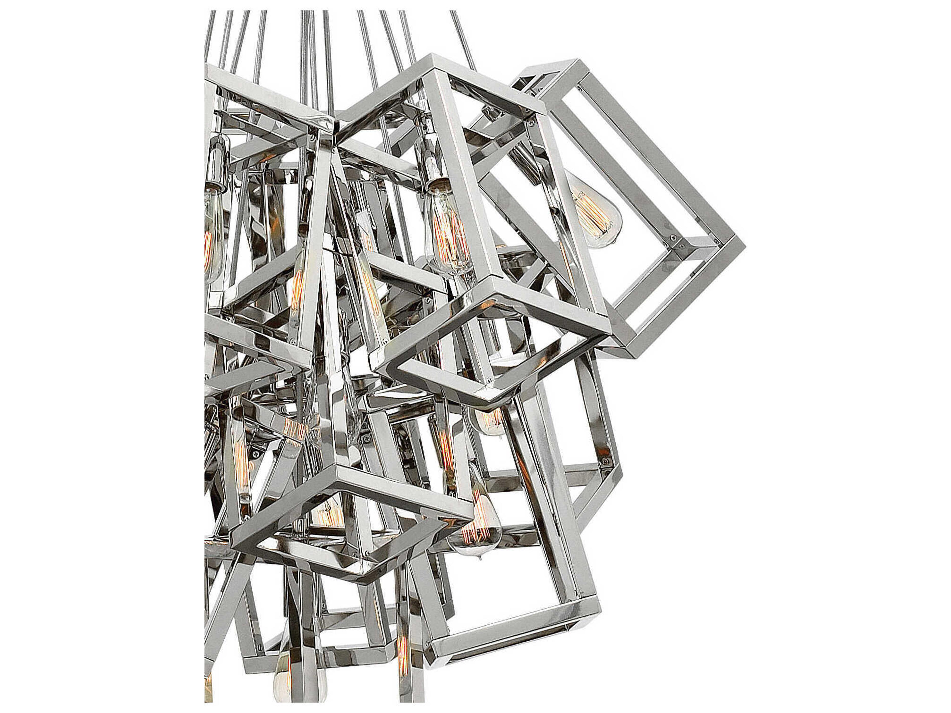 Fredrick Ramond Ensemble 13-Light Polished Nickel Linear Pendant