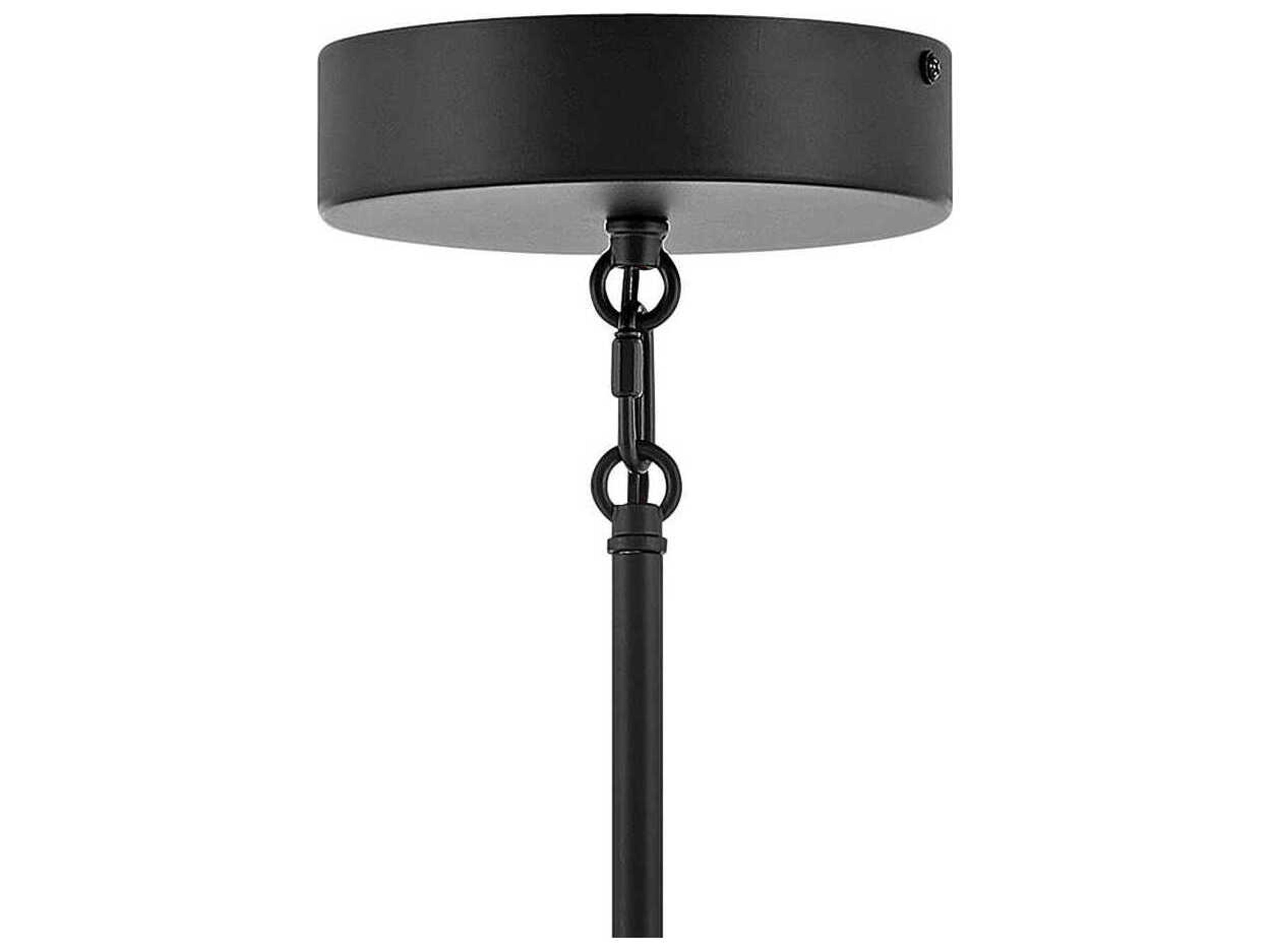 Fredrick Ramond Styx Black LED Round Sputnik Pendant
