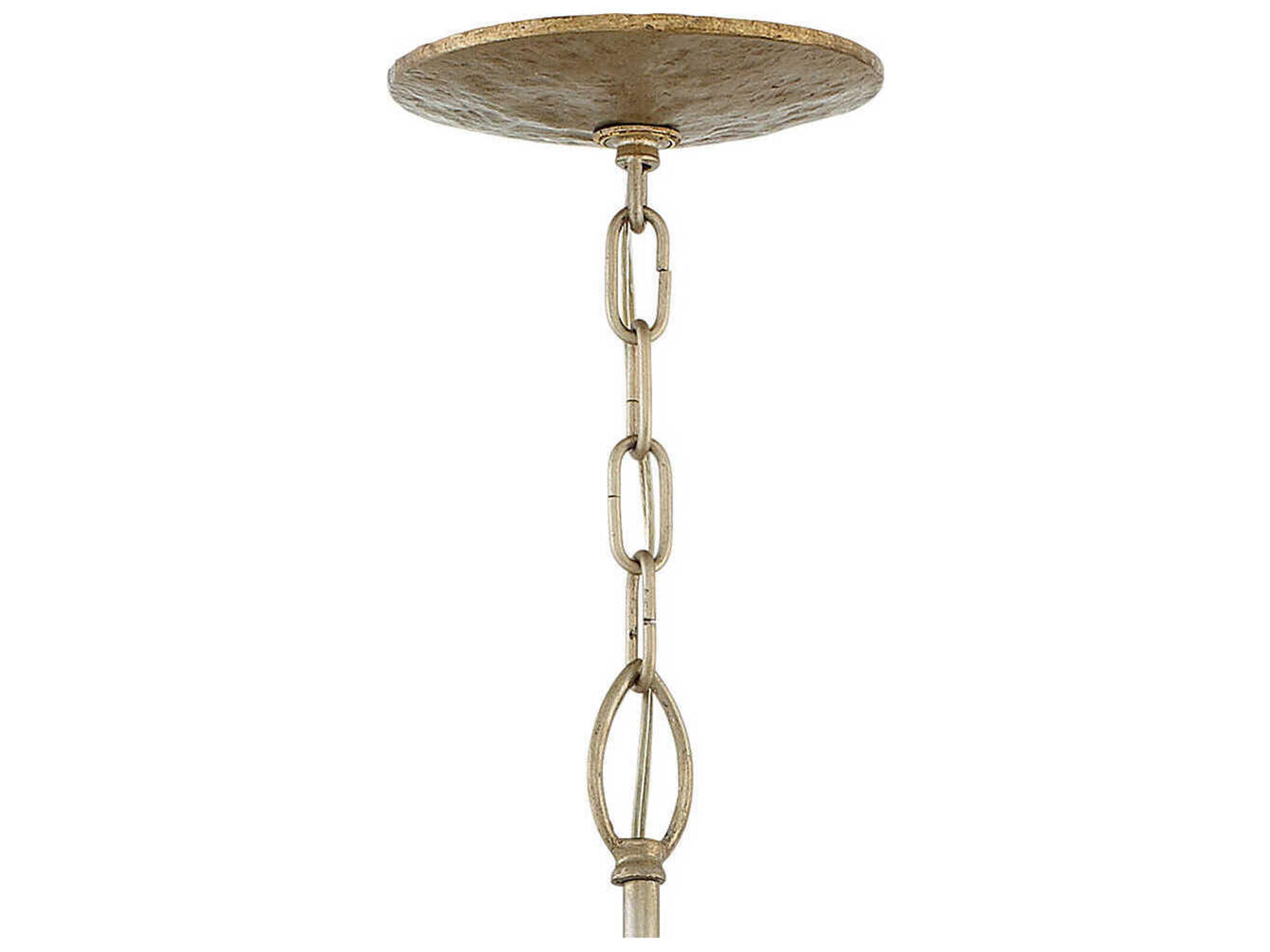 Fredrick Ramond Eve 3-Light Champagne Gold Crystal Candelabra Geometric Chandelier