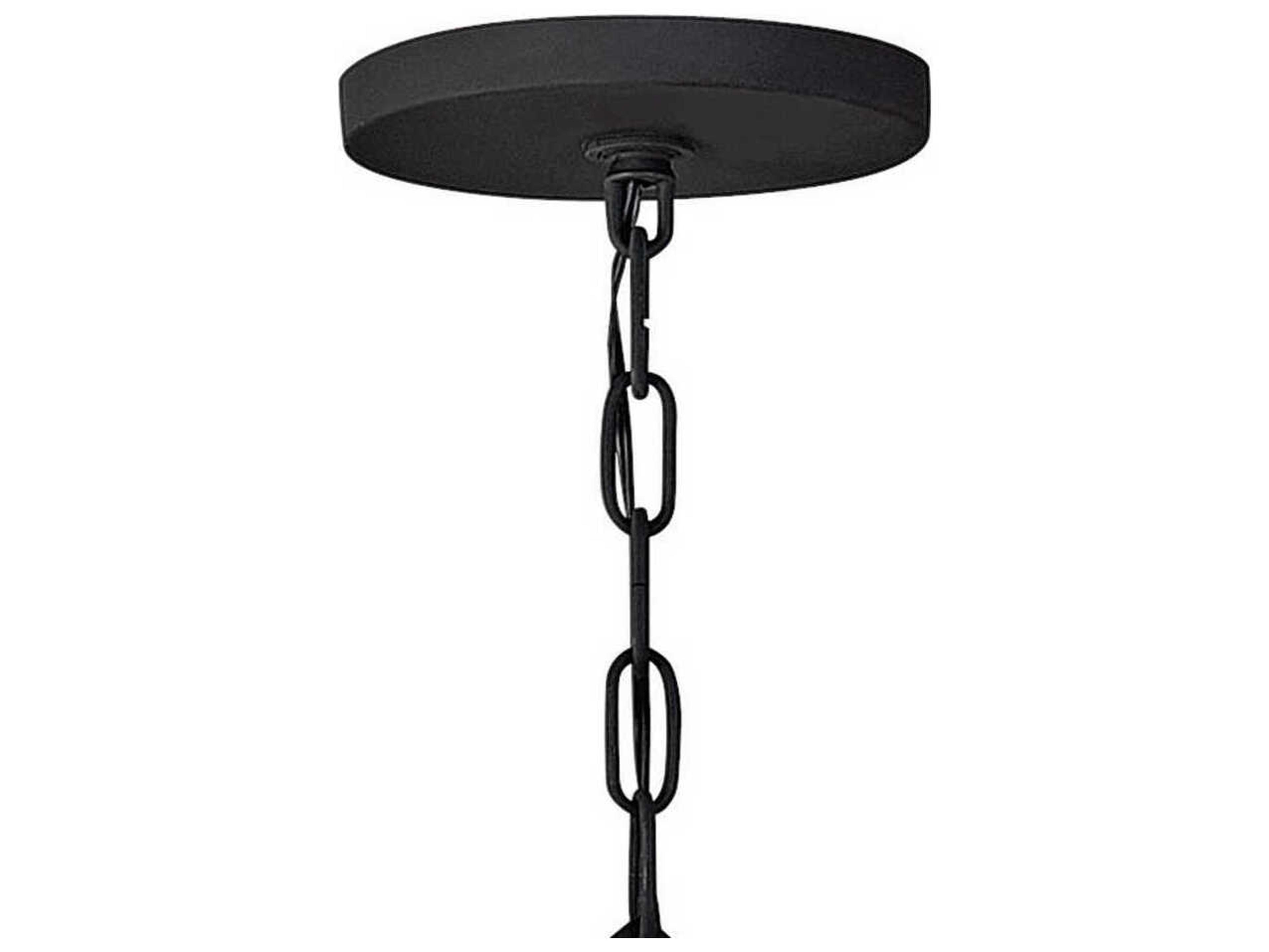 Fredrick Ramond Ariel 16-Light6-Light Black Crystal Linear Pendant