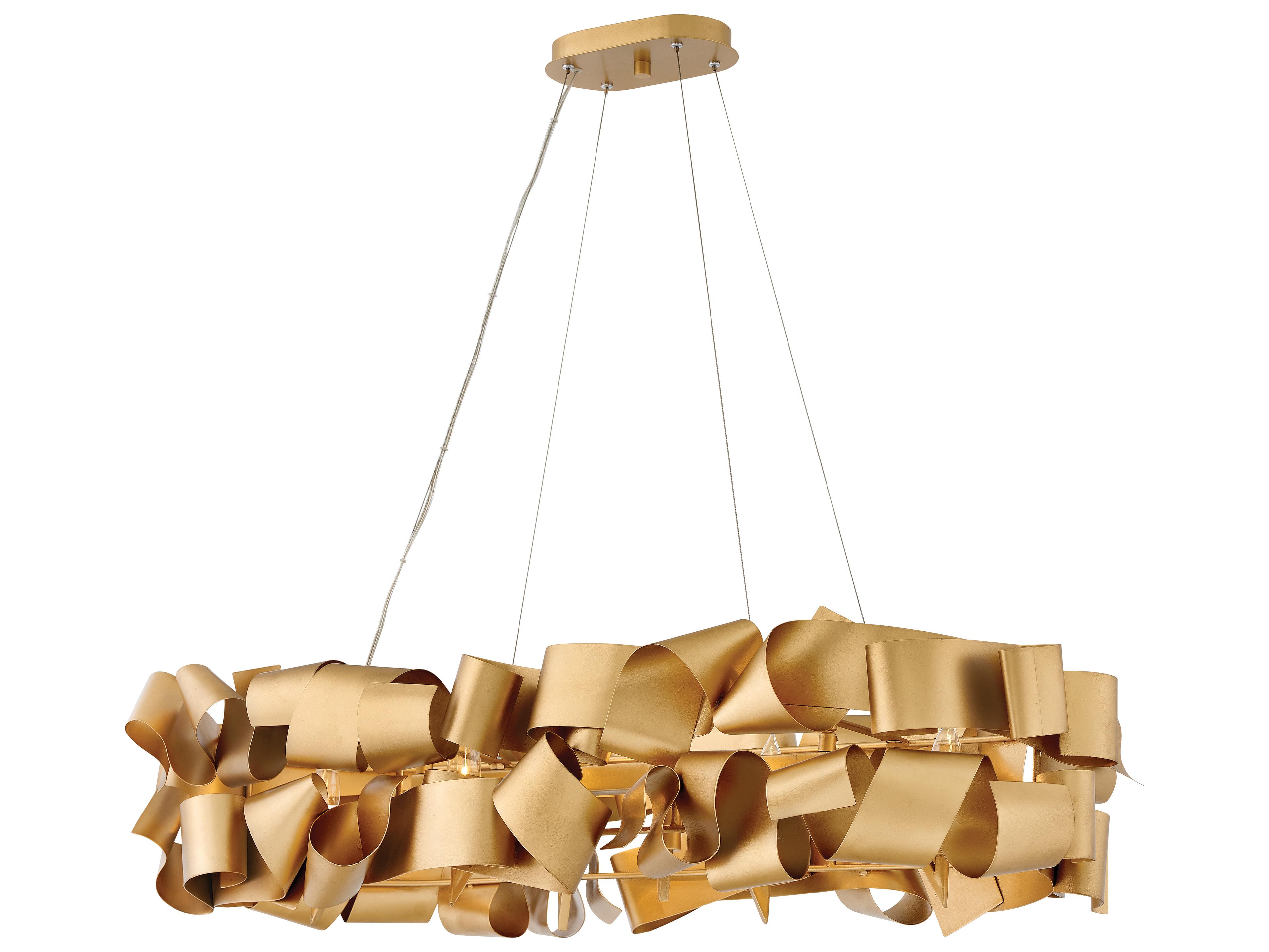 Delfina 6-Light Deluxe Gold Island Pendant