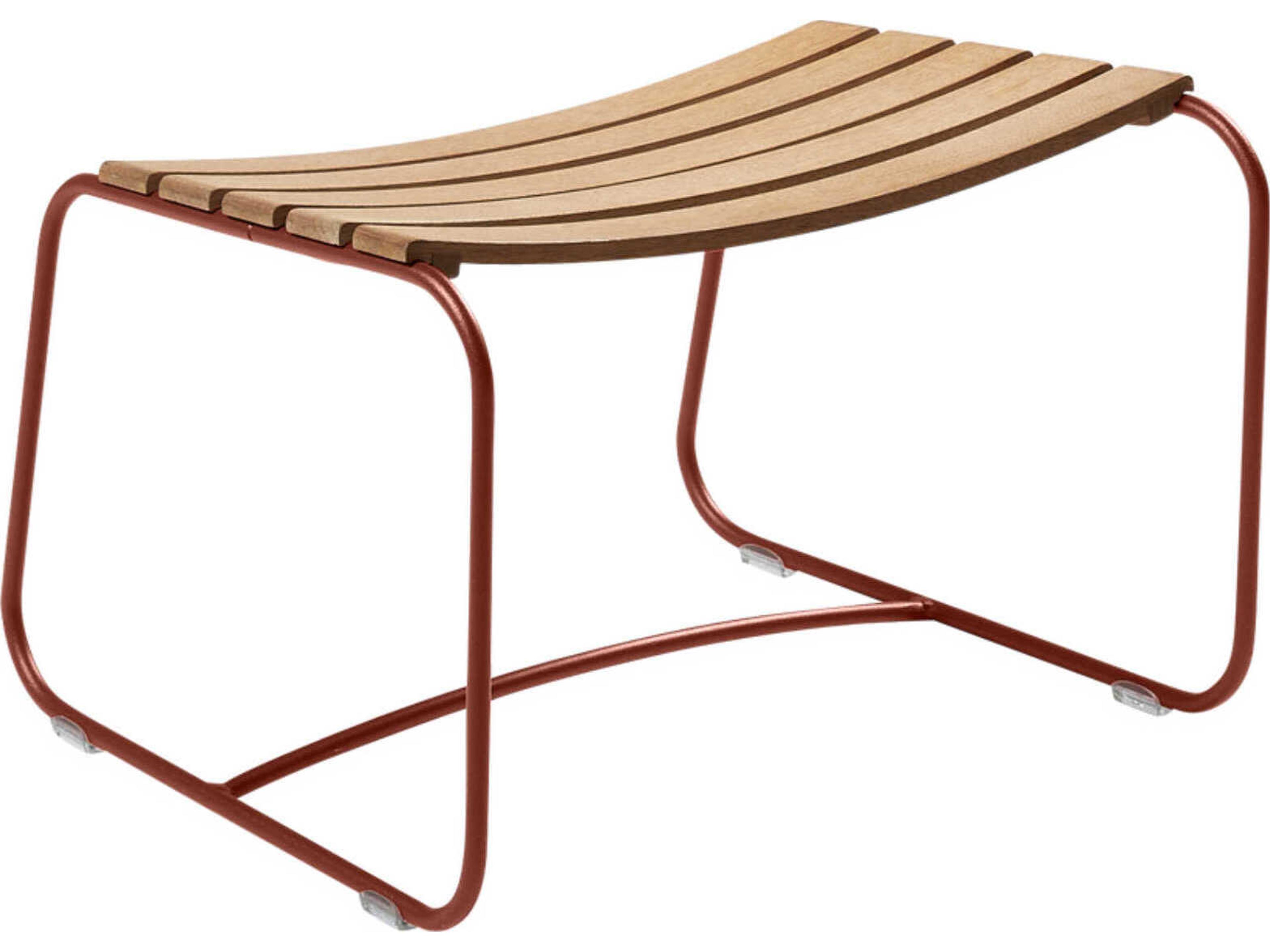 Fermob Surprising Steel Teak Ottoman