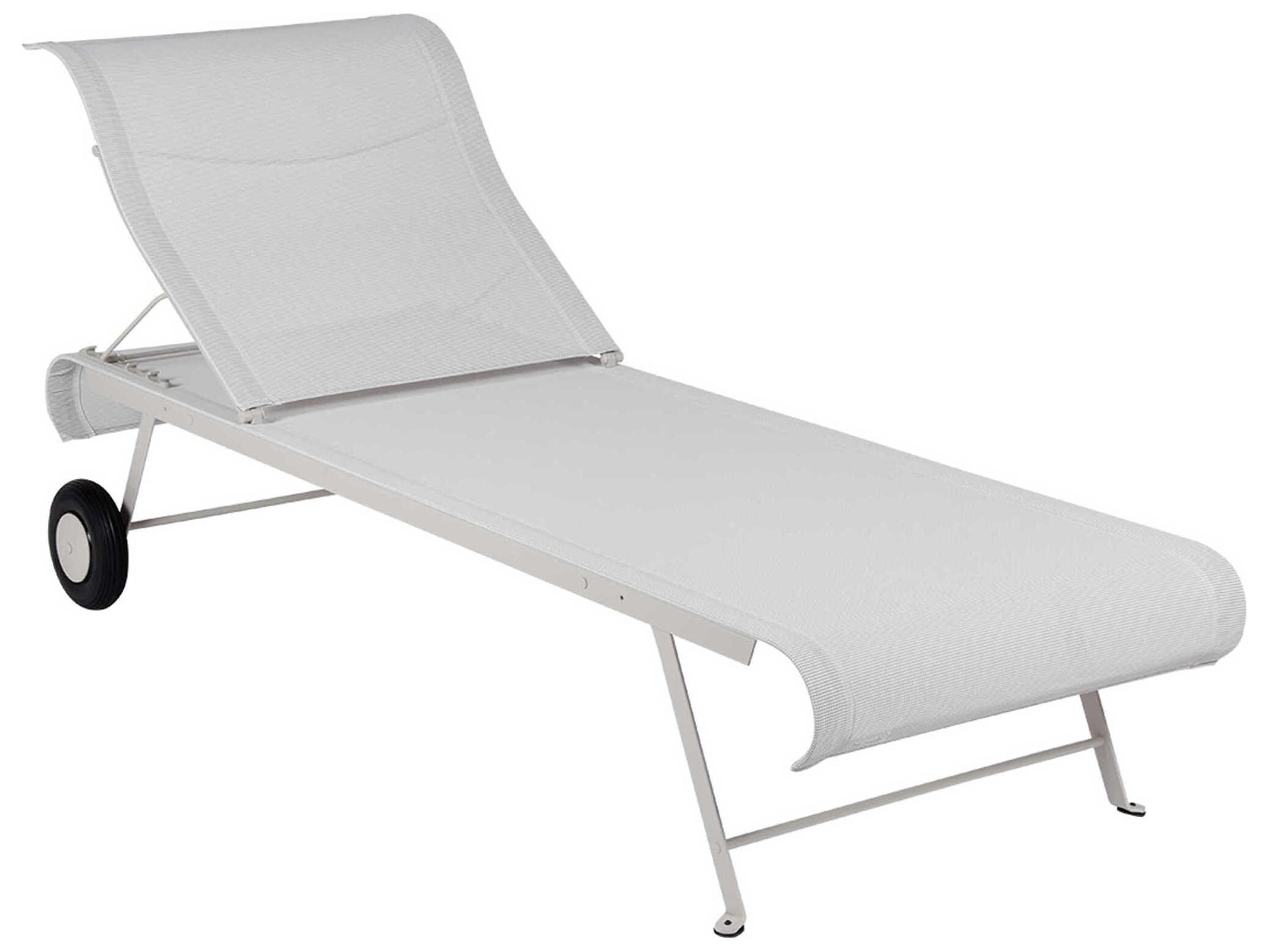 Fermob Dune Steel Sling Chaise Lounge