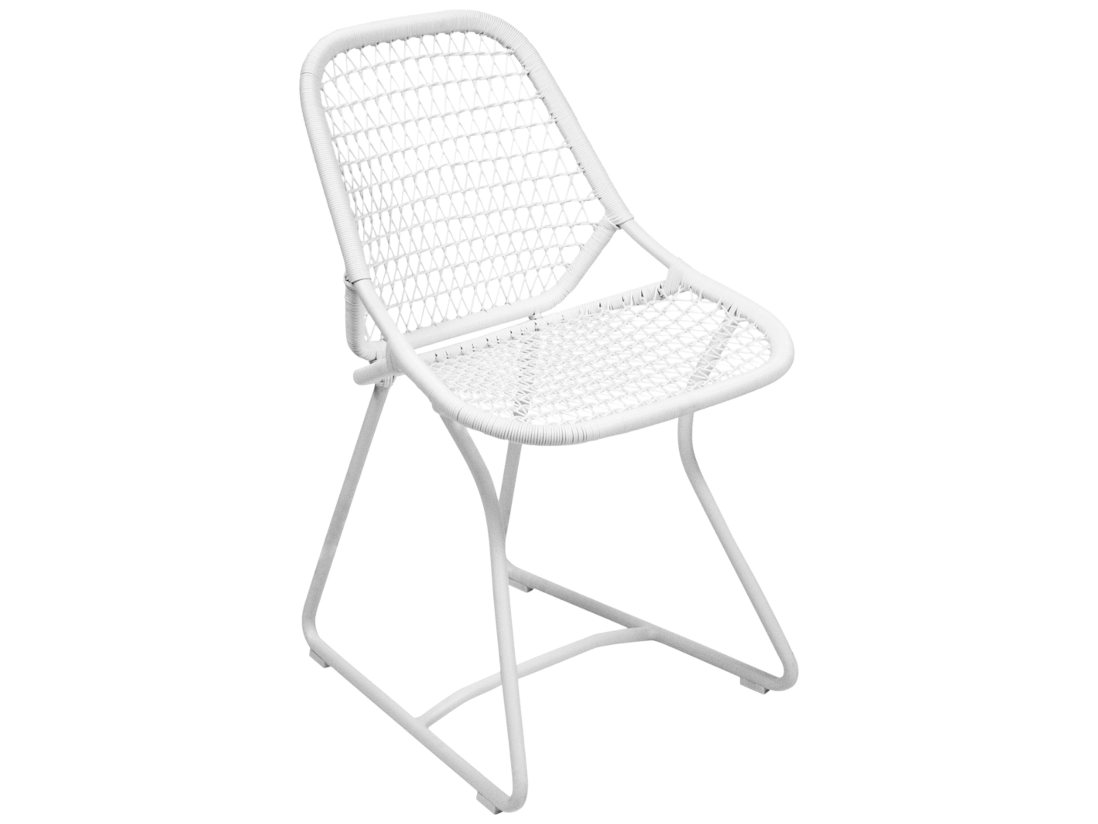 Sixties Aluminum Polypropylene Dining Chair