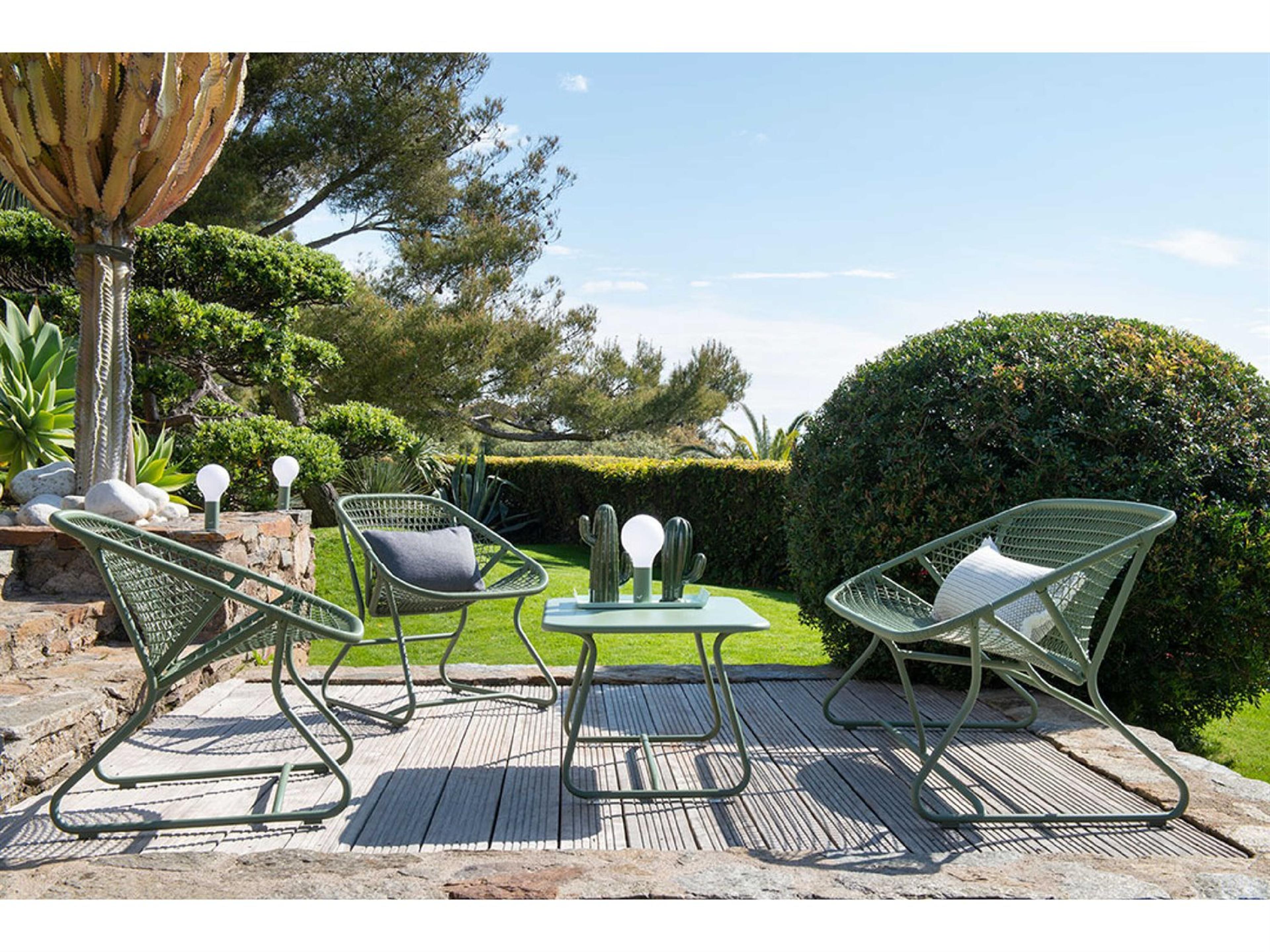 Fermob Sixties Aluminum Polypropylene Bench