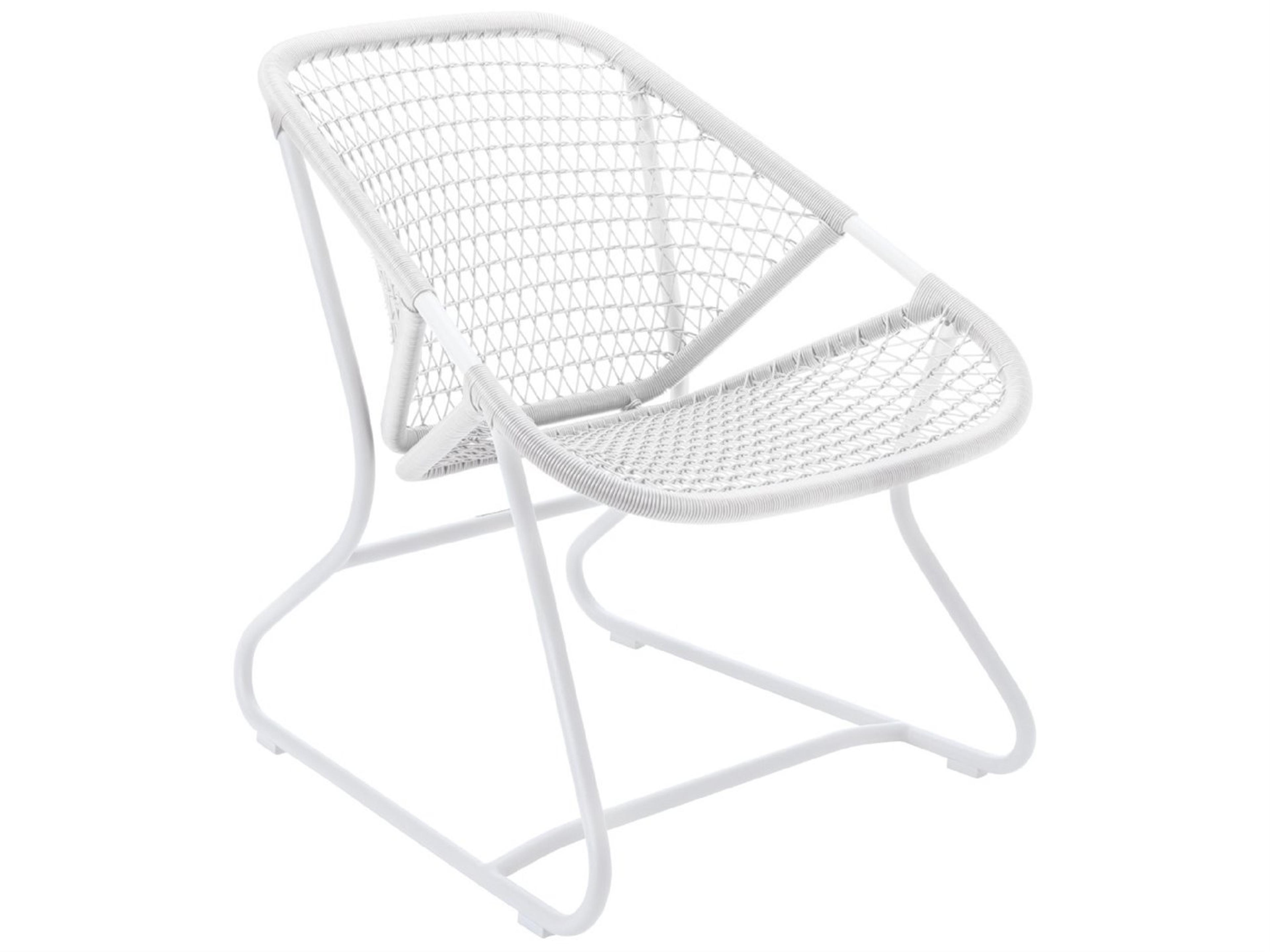 Sixties Aluminum Polypropylene Lounge Chair