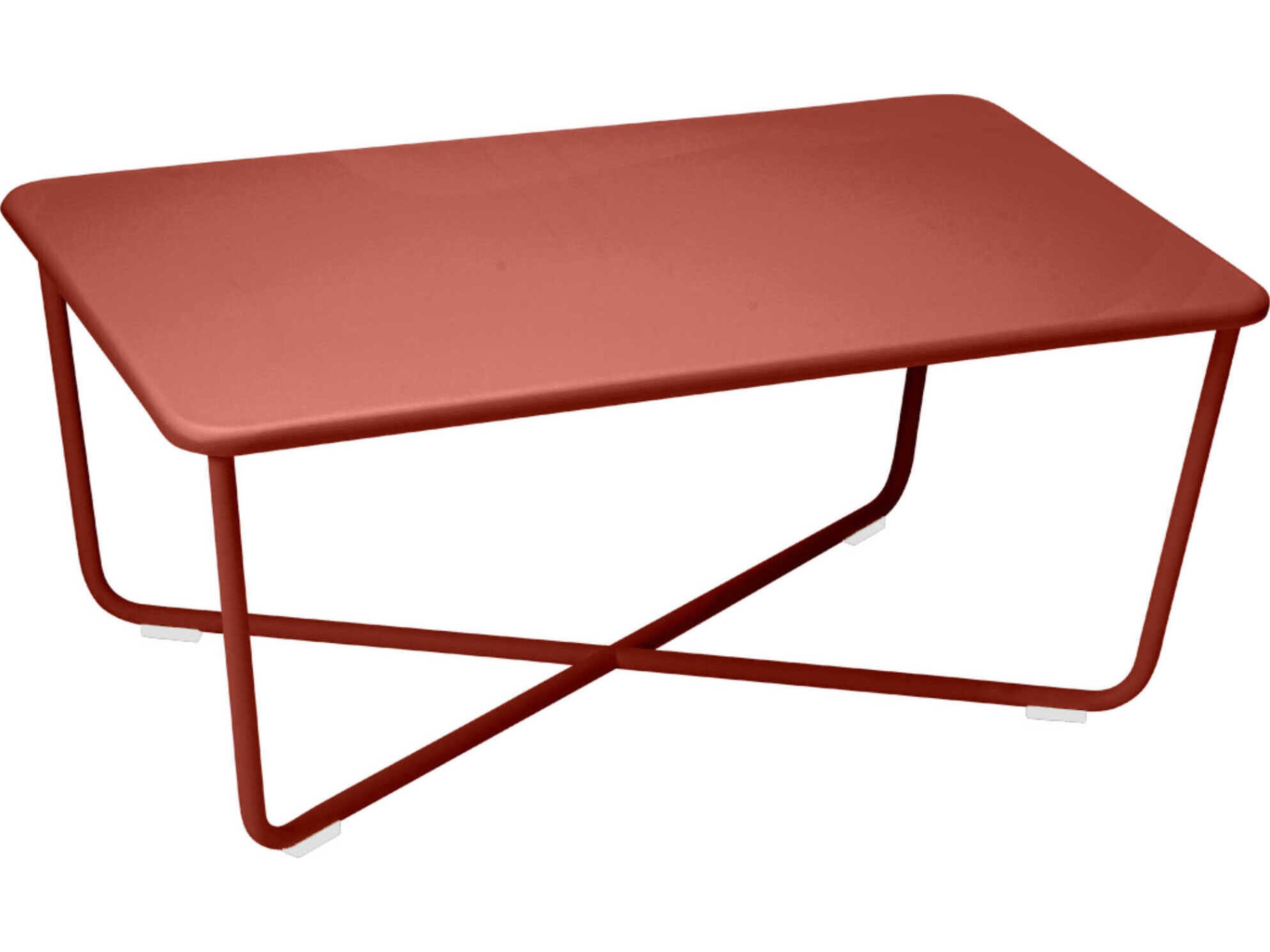 Fermob Croisette Steel Rectangular Coffee Table