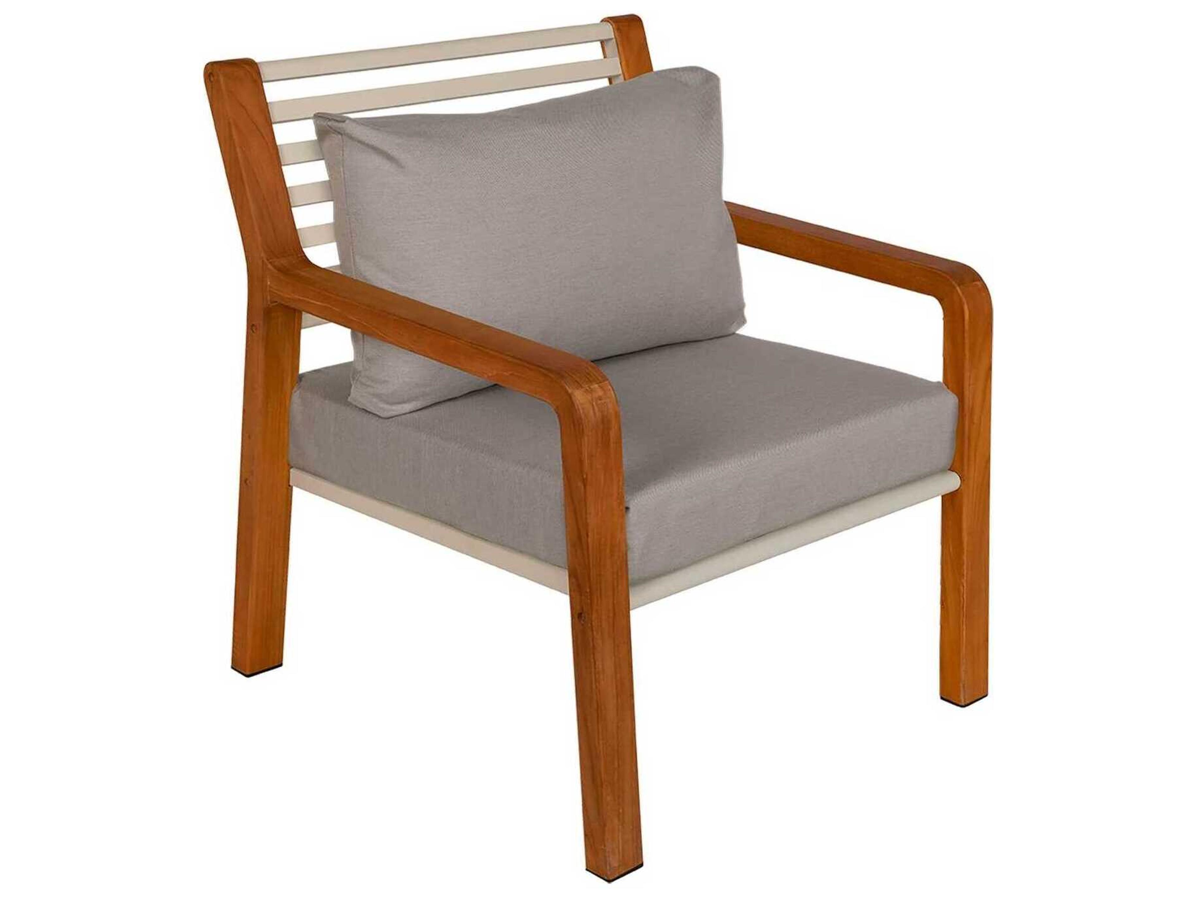 Fermob Somerset Teak Cushion Lounge Chair