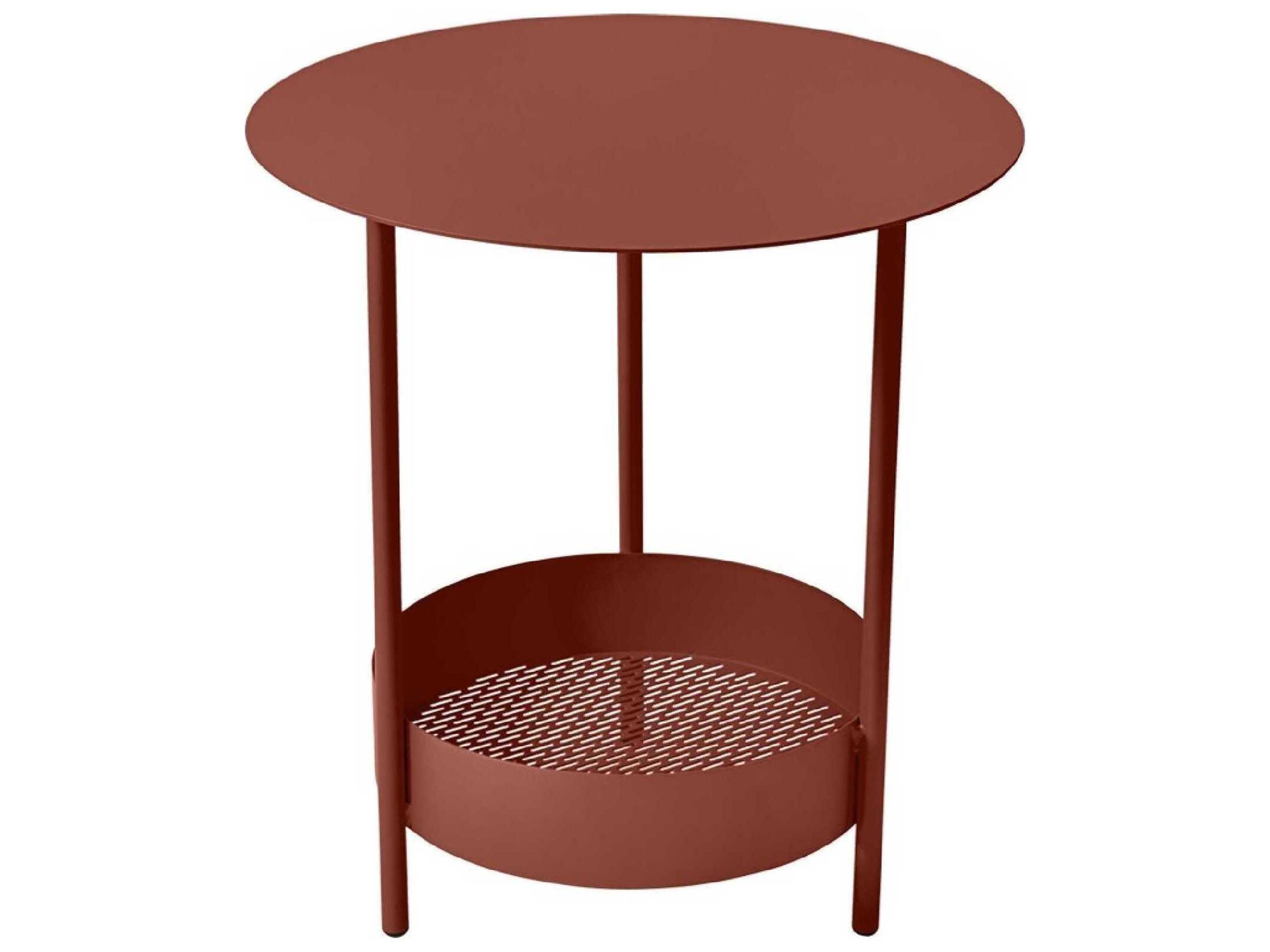 Fermob Salsa Steel Round End Table