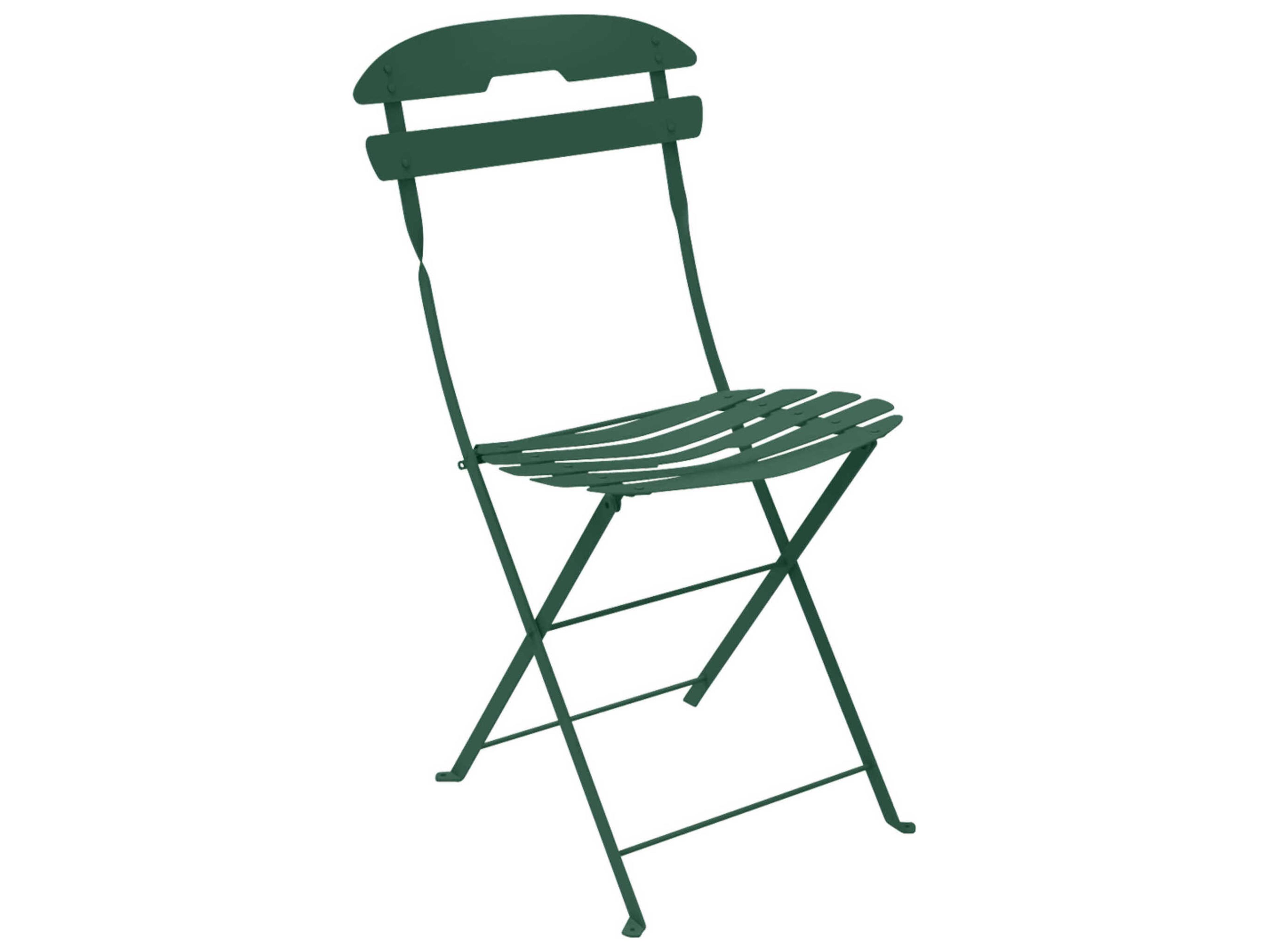 Fermob Louisiane La Mome Steel Metal Dining Chair Set of 2