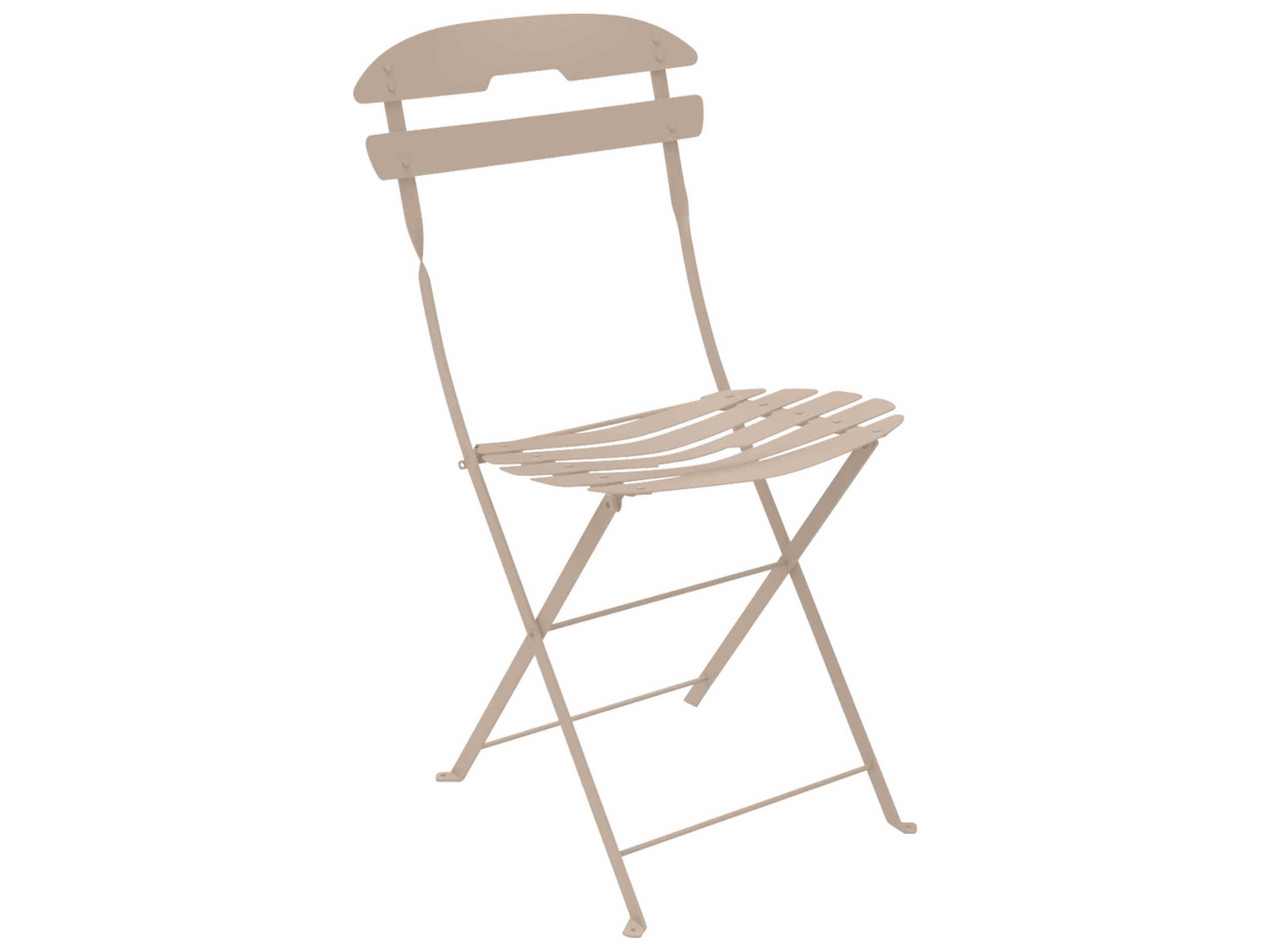 Fermob Louisiane La Mome Steel Metal Dining Chair Set of 2